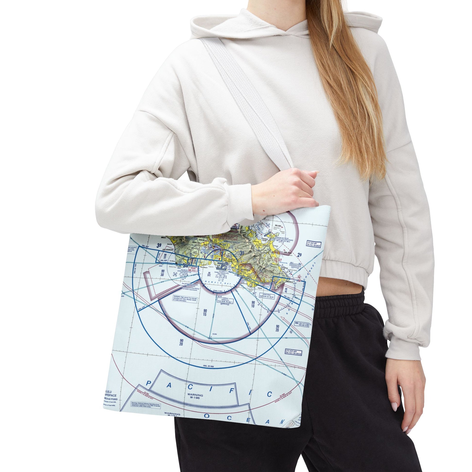 Honolulu Sectional Chart tote bag