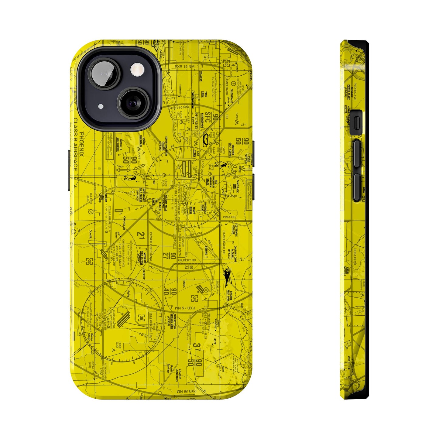 Phoenix TAC Chart tough phone cases (yellow)