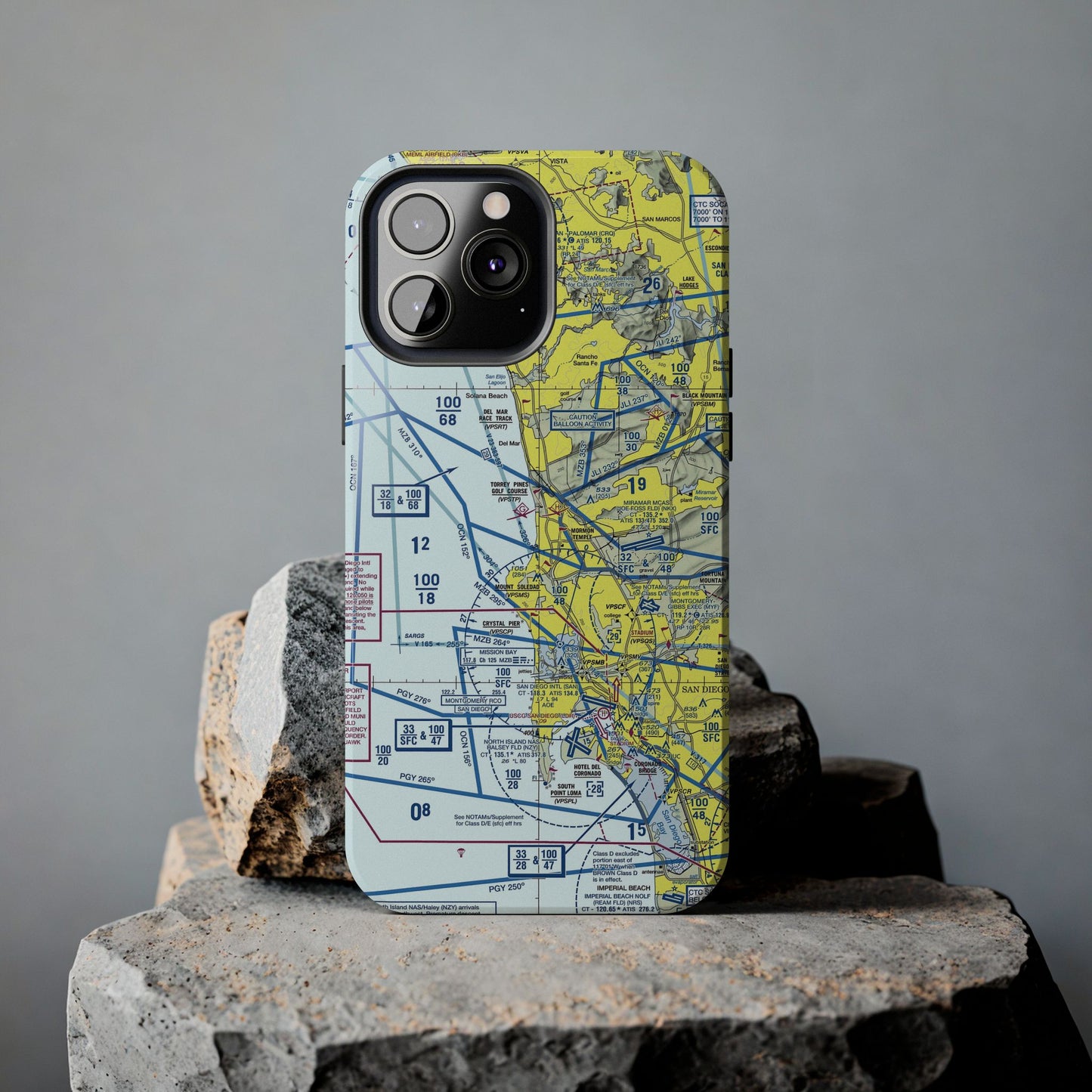San Diego TAC Chart tough phone cases