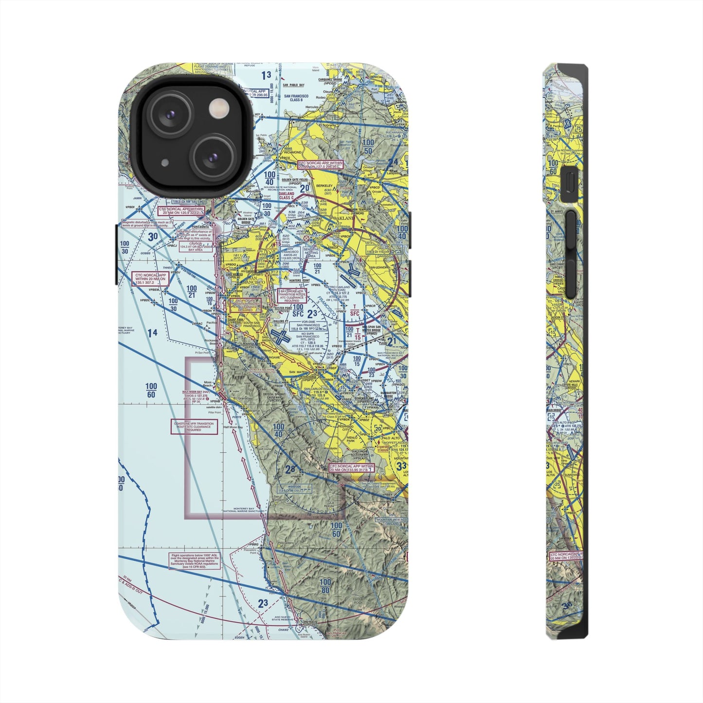 San Francisco TAC Chart tough phone cases