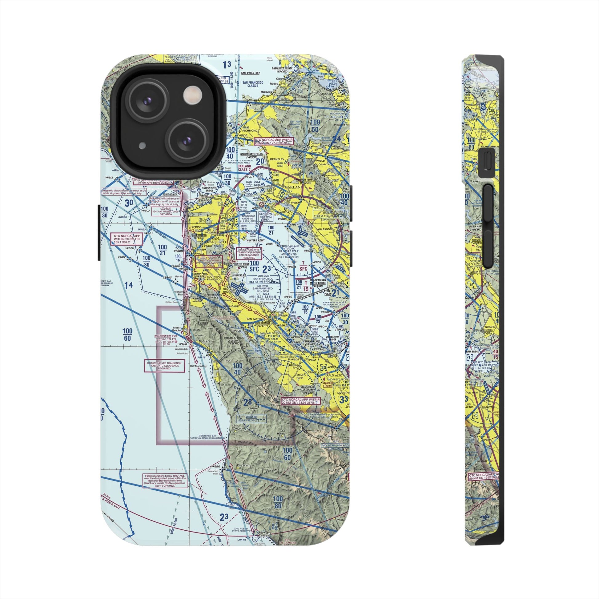 San Francisco TAC Chart tough phone cases
