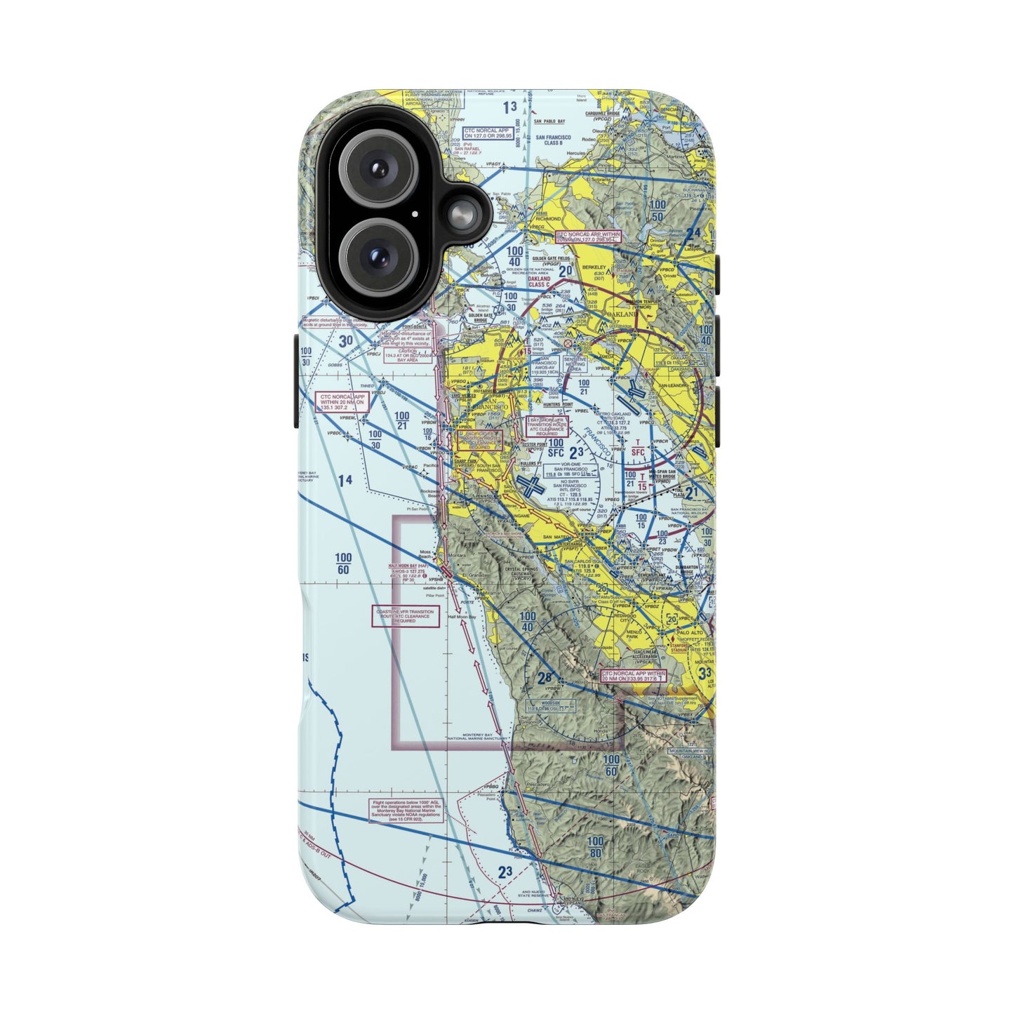 San Francisco TAC Chart tough phone cases