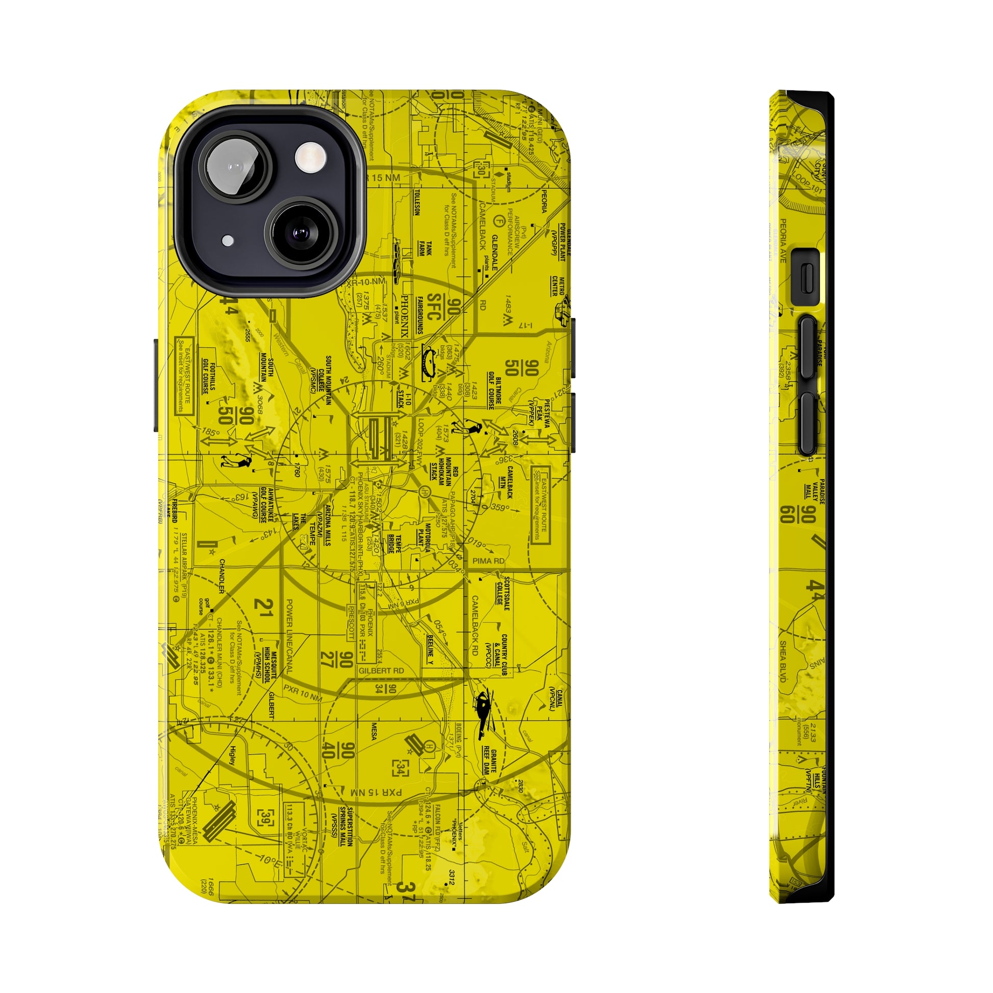 Phoenix TAC Chart (yellow) tough phone cases