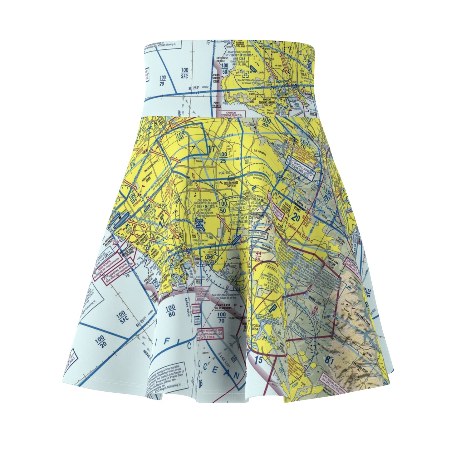 LAX TAC Chart skater skirt