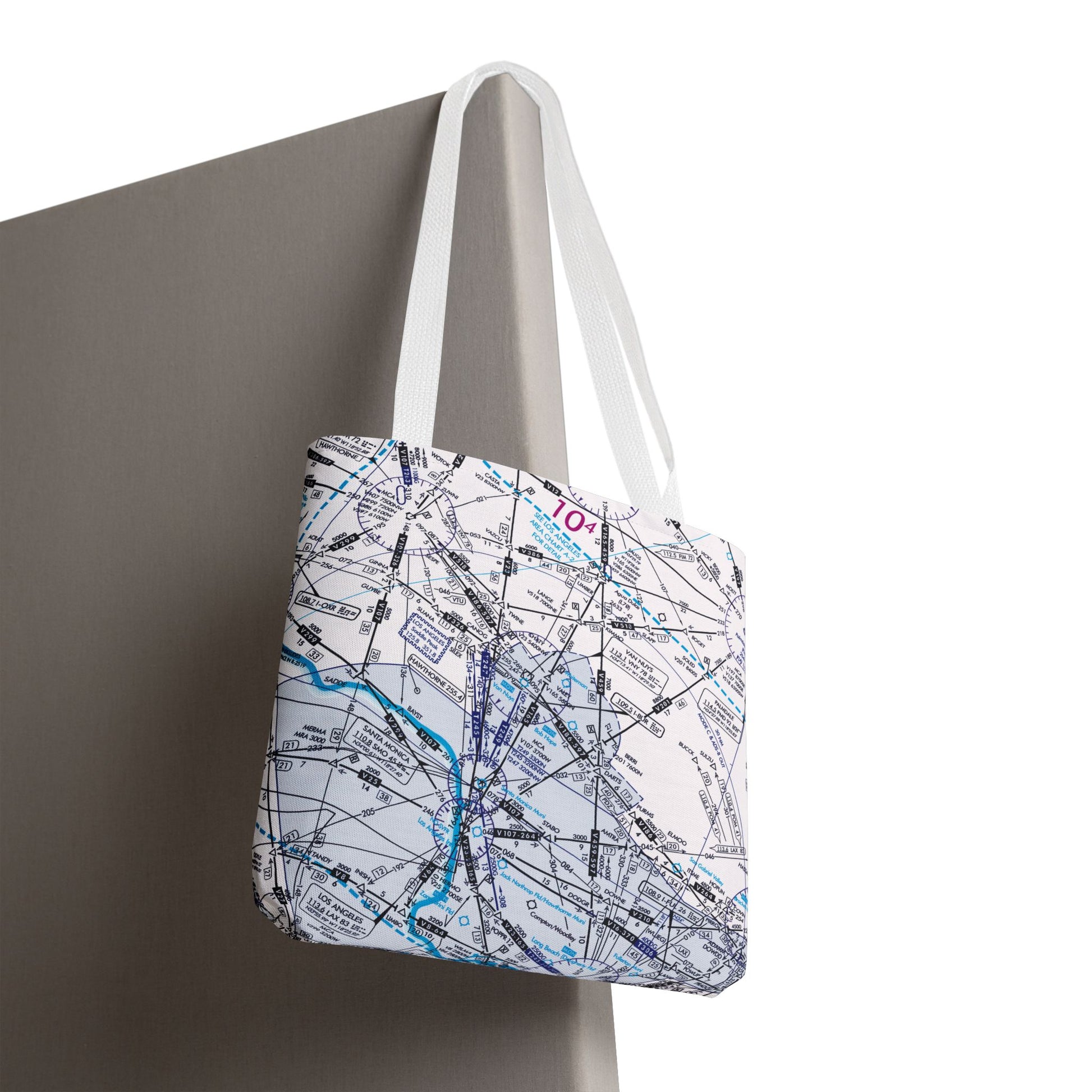 Enroute Low Altitude Chart tote bag (ELUS3/white)