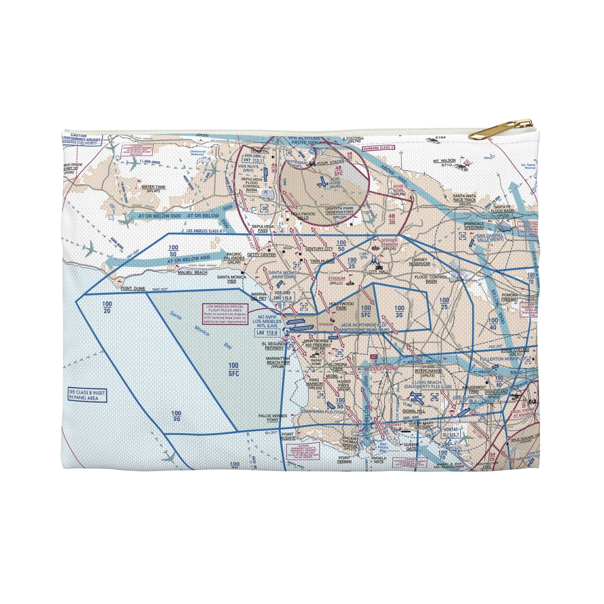 LAX Flyway Chart Accessory Pouch