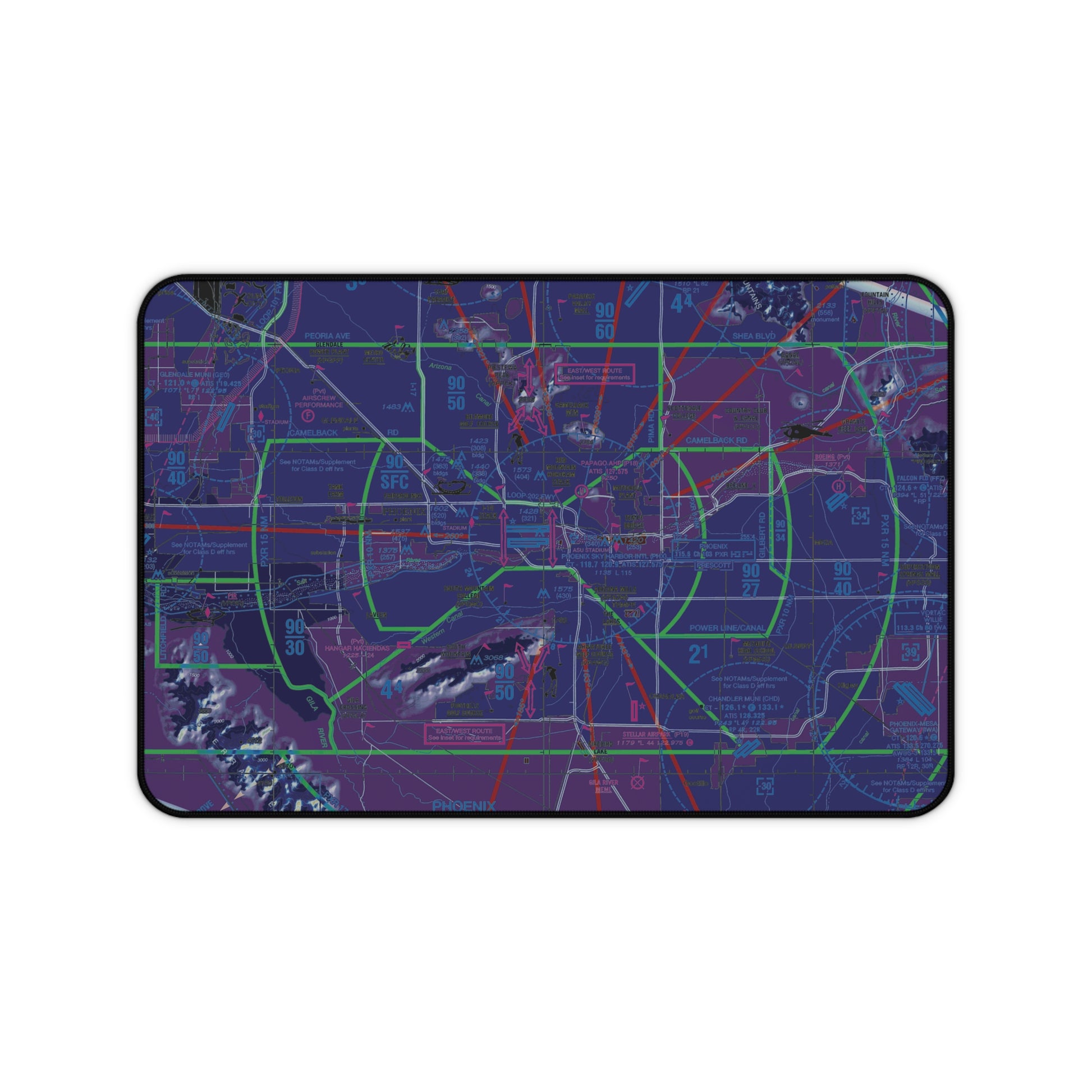 Phoenix Sky Harbor TAC Chart desk mat