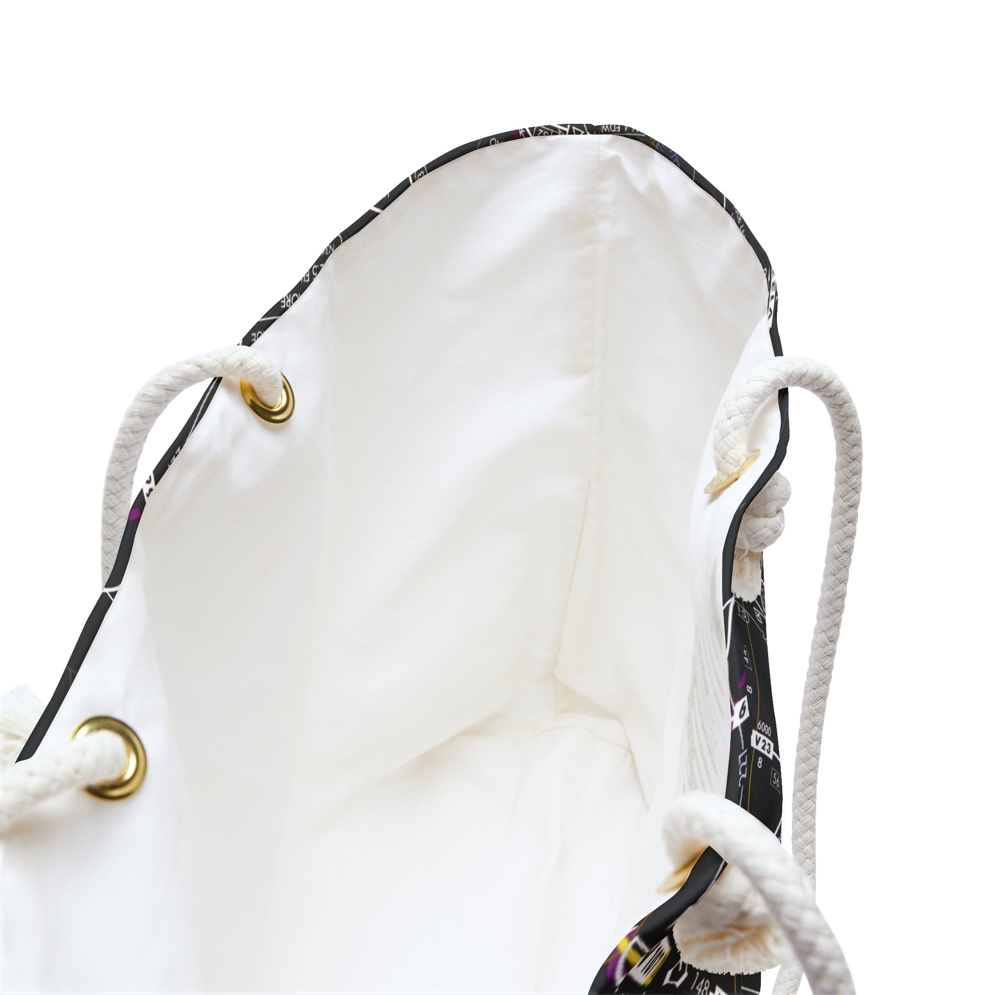 Aeronautical Chart weekender tote bag (ELUS3/invert)