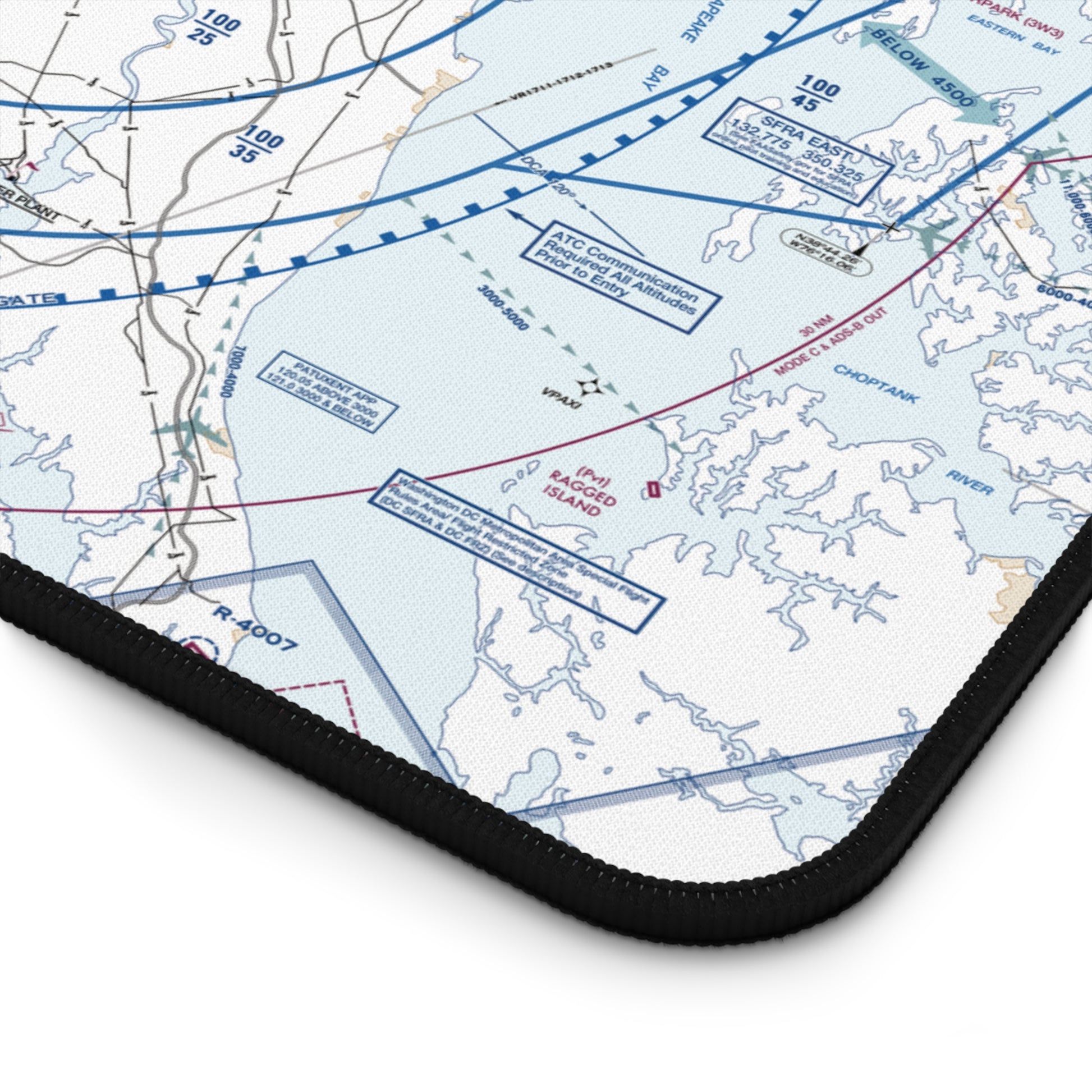 Baltimore-Washington Flyway Chart desk mat