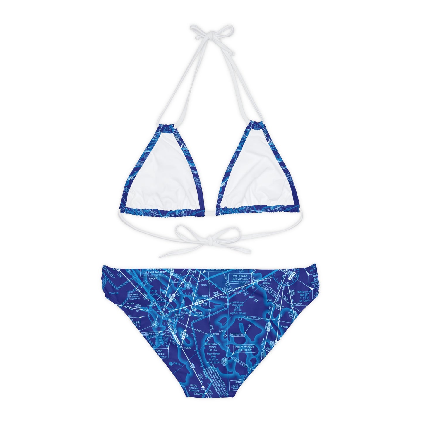 Enroute Low Altitude Chart (blue) strappy bikini set