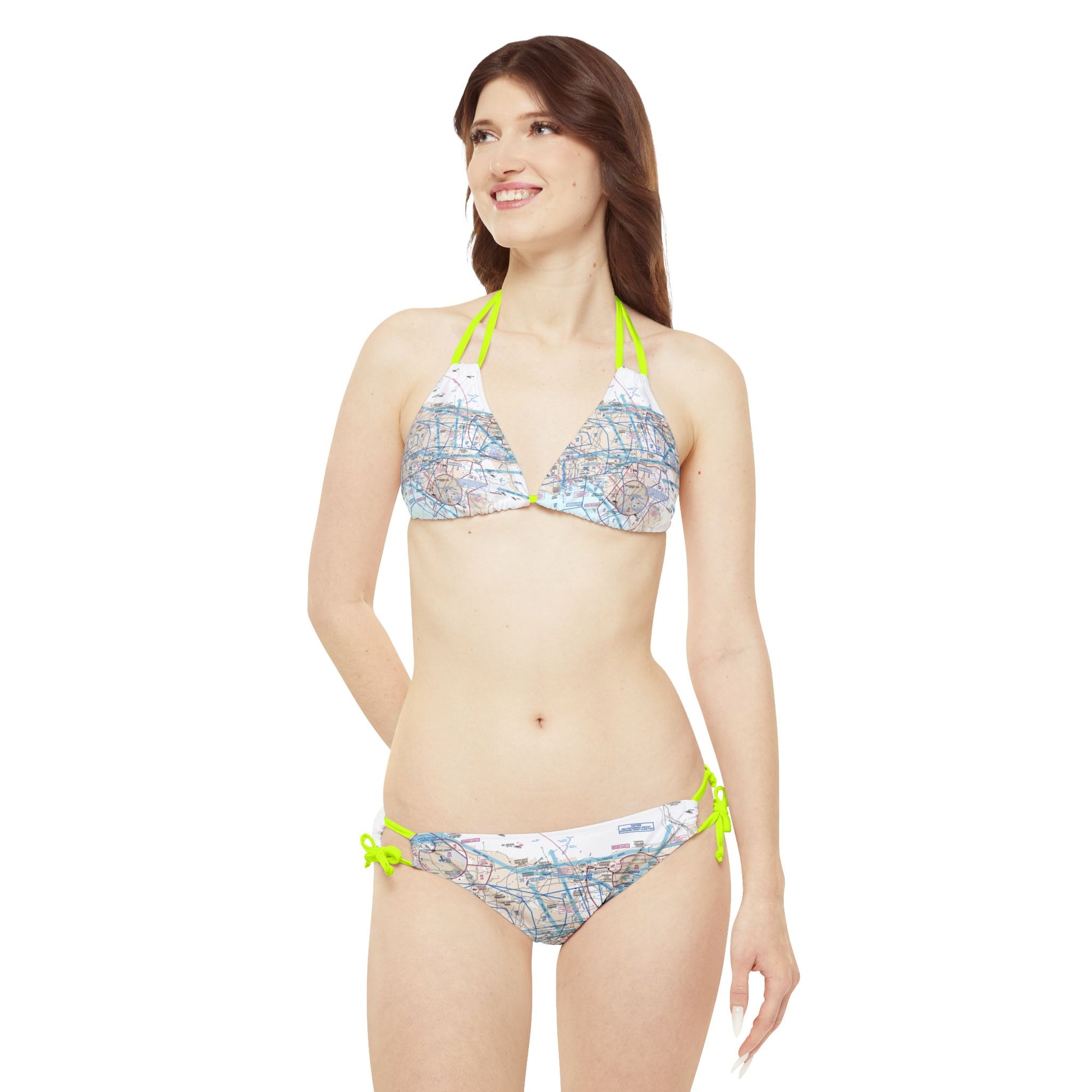 LAX Flyway Chart strappy bikini set