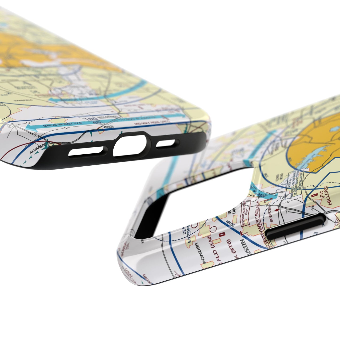 Dallas - Ft. Worth Flyway Chart tough phone cases