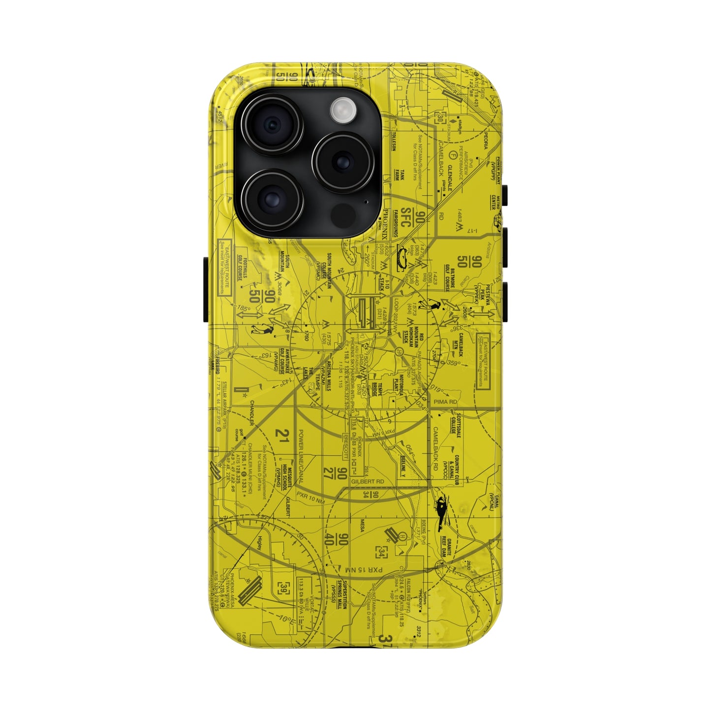 Phoenix TAC Chart (yellow) tough phone cases