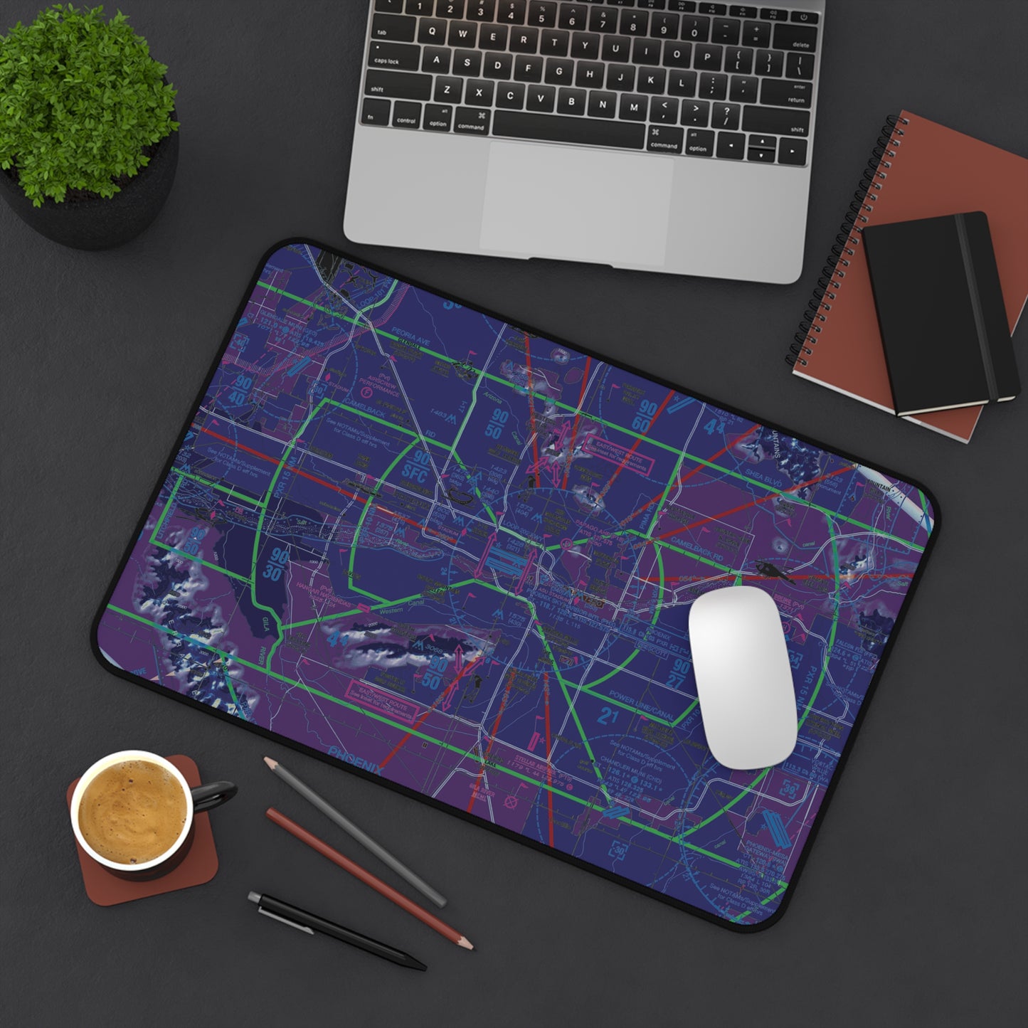 Phoenix Sky Harbor TAC Chart desk mat