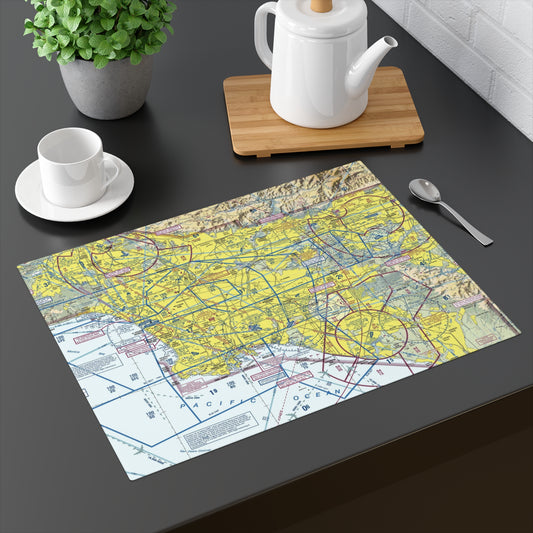 LAX TAC Chart kitchen placemat