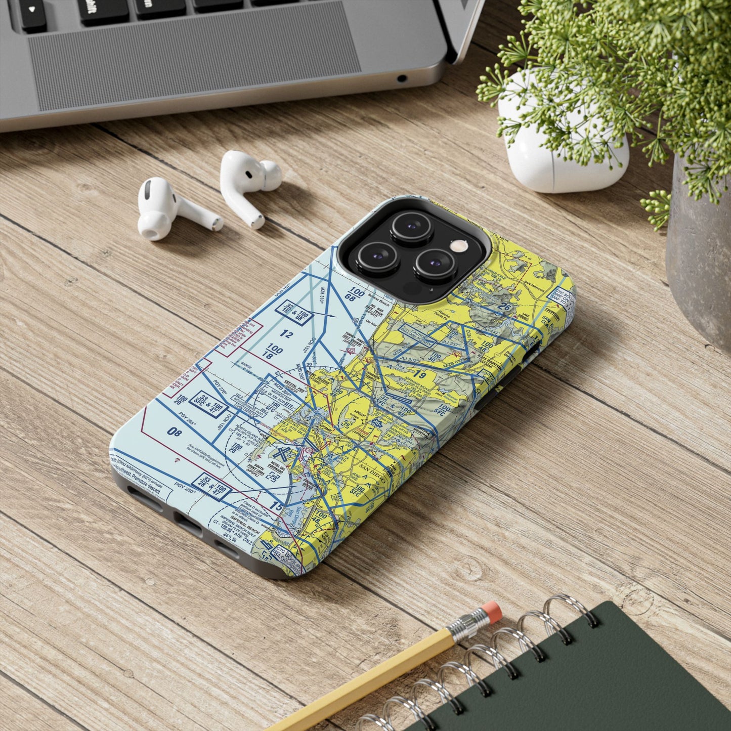 San Diego TAC Chart tough phone cases
