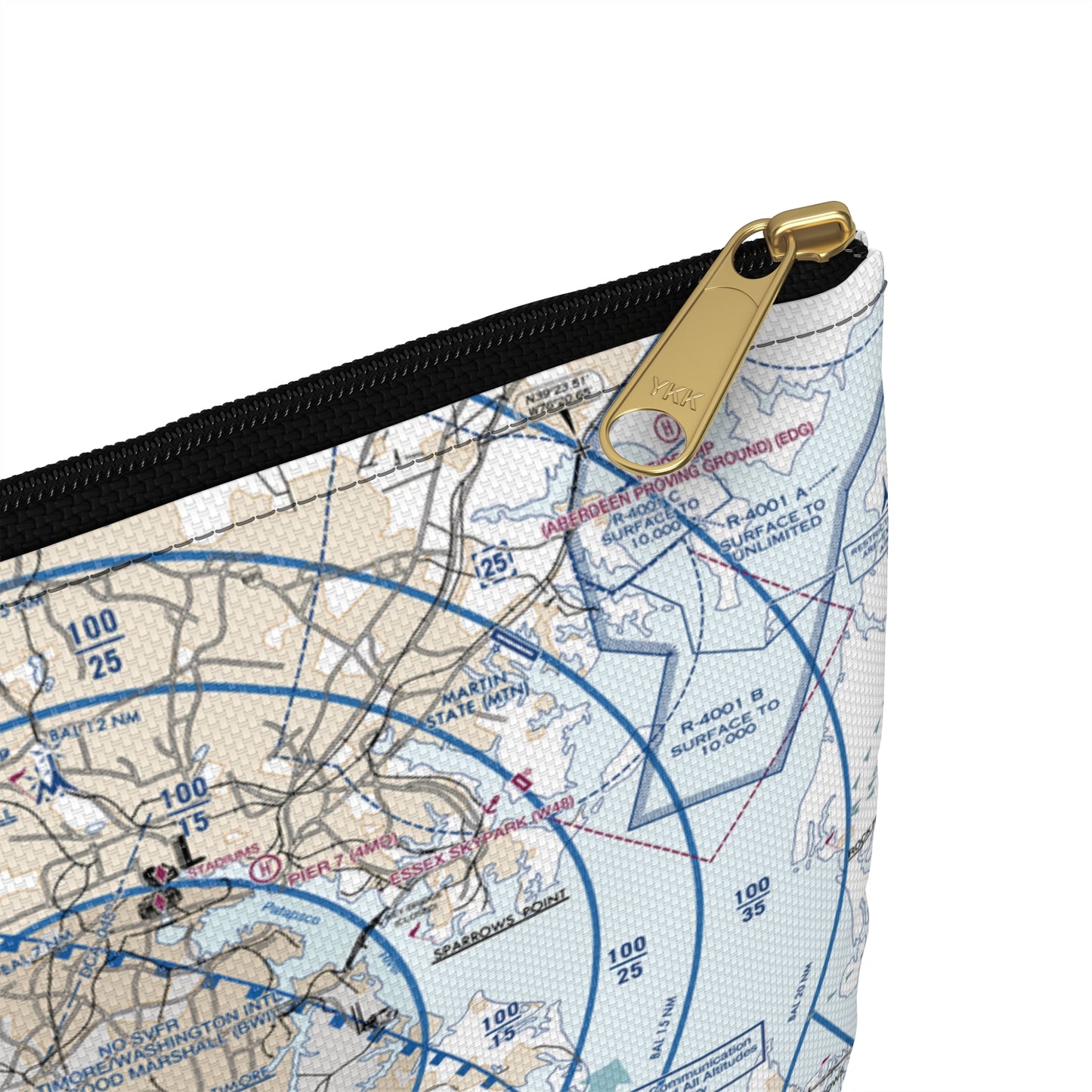 Baltimore Flyway Chart Accessory Pouch