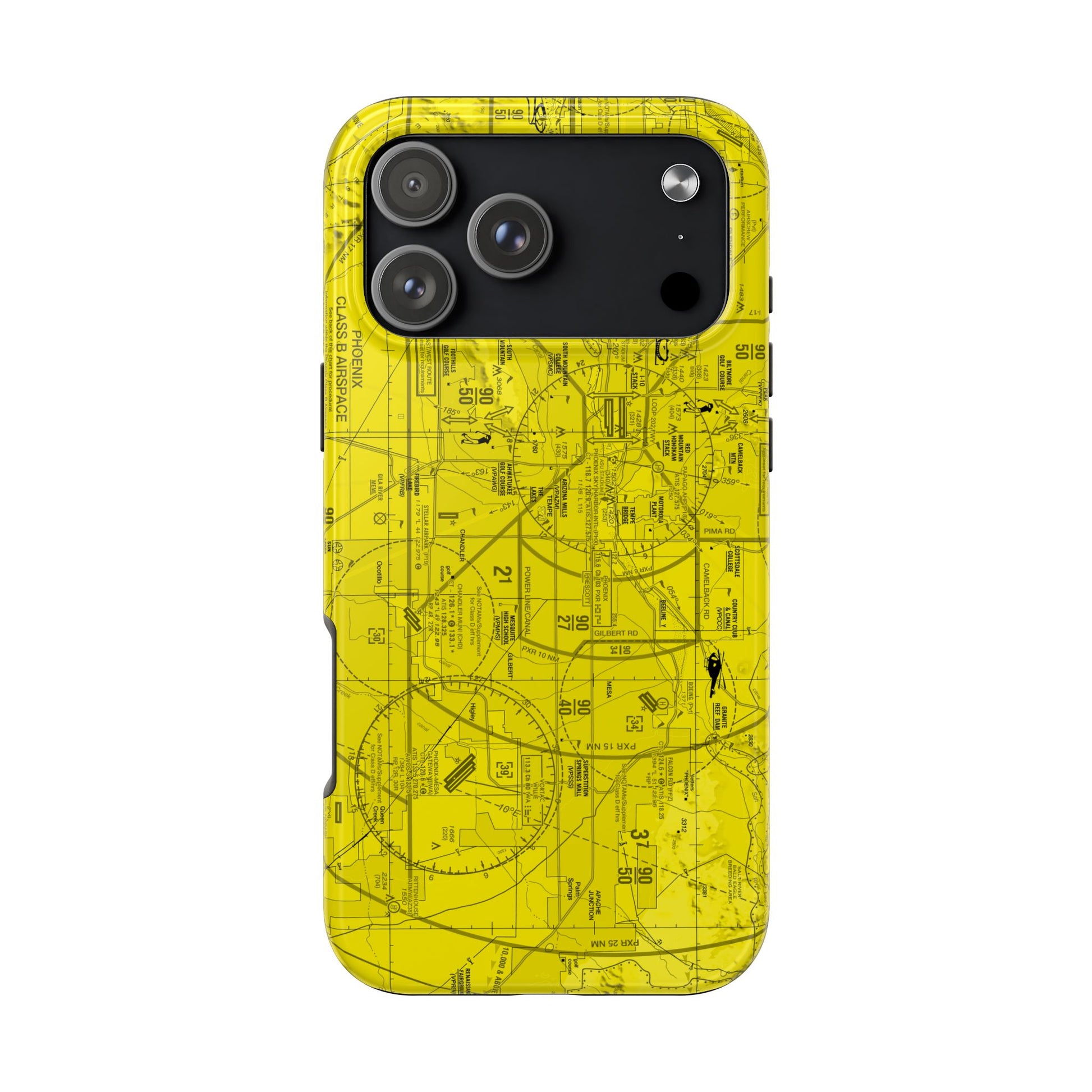 Phoenix TAC Chart tough phone cases (yellow)