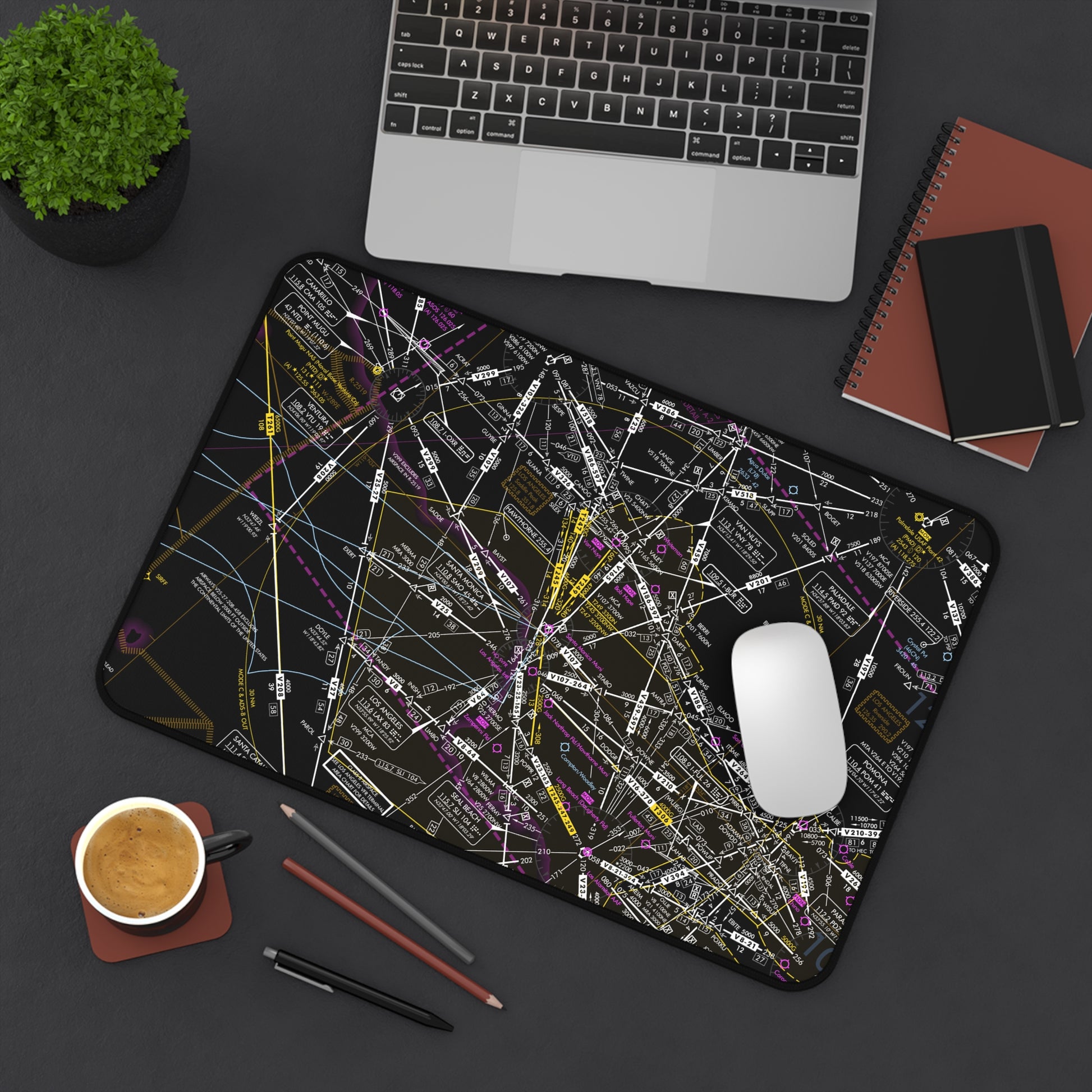 Enroute Low Altitude Chart (ELUS3) desk mat (invert)