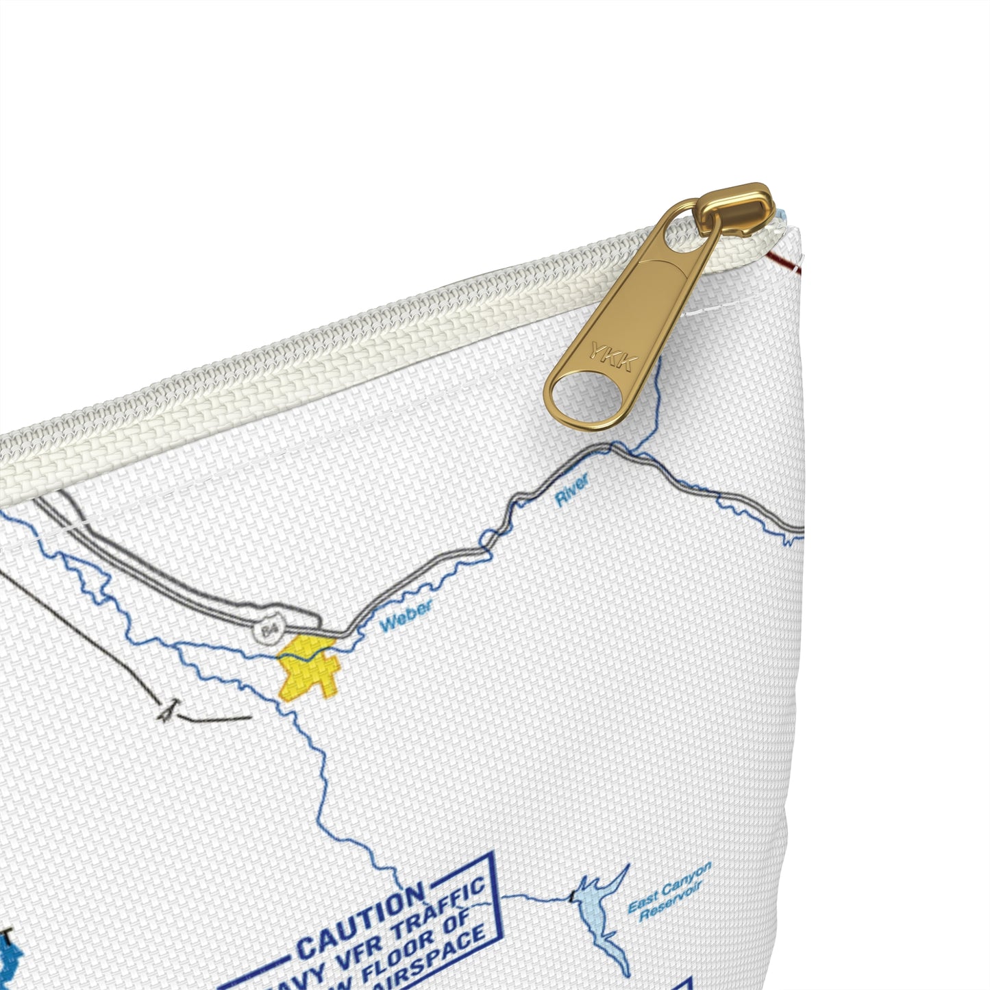Salt Lake City Flyway Chart Accessory Pouch