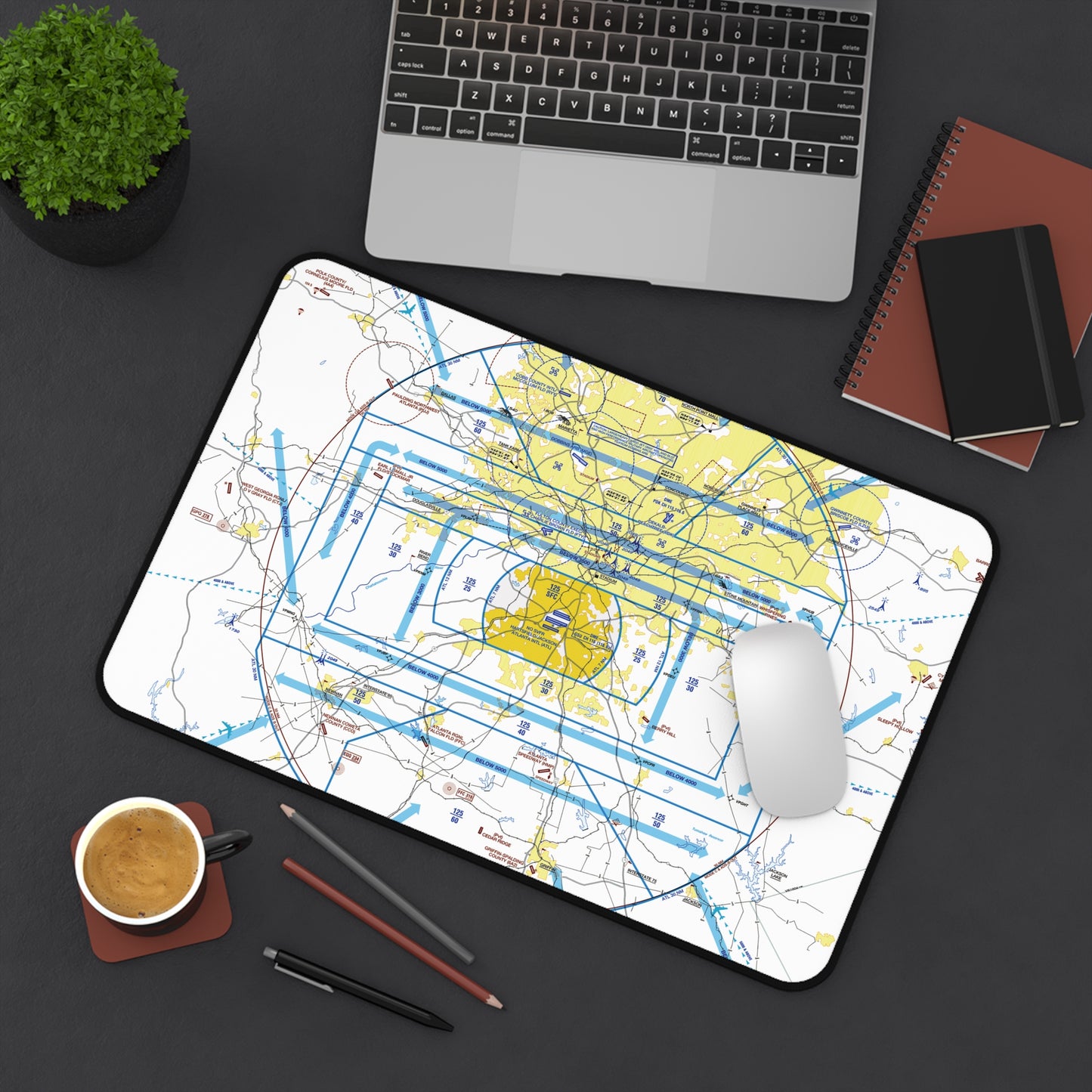 Atlanta Flyway Chart desk mat