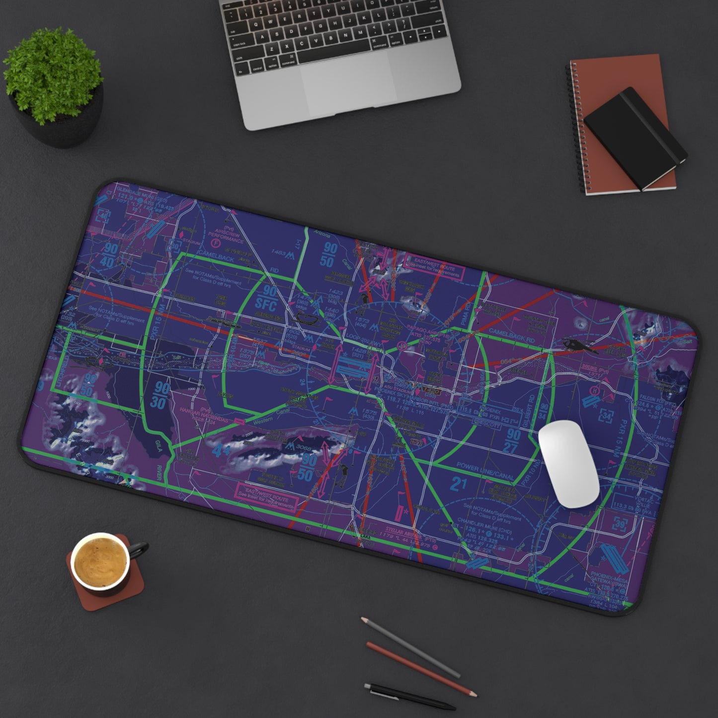 Phoenix Sky Harbor TAC Chart desk mat