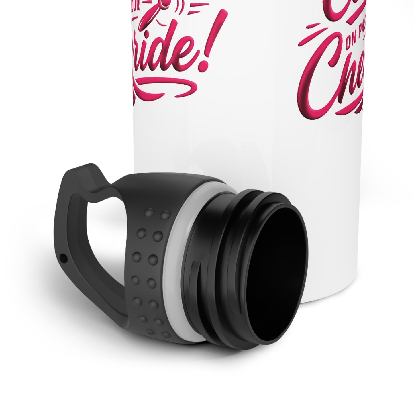 Congrats on passing your checkride! 20 oz. stainless steel water bottle (v4. pink)