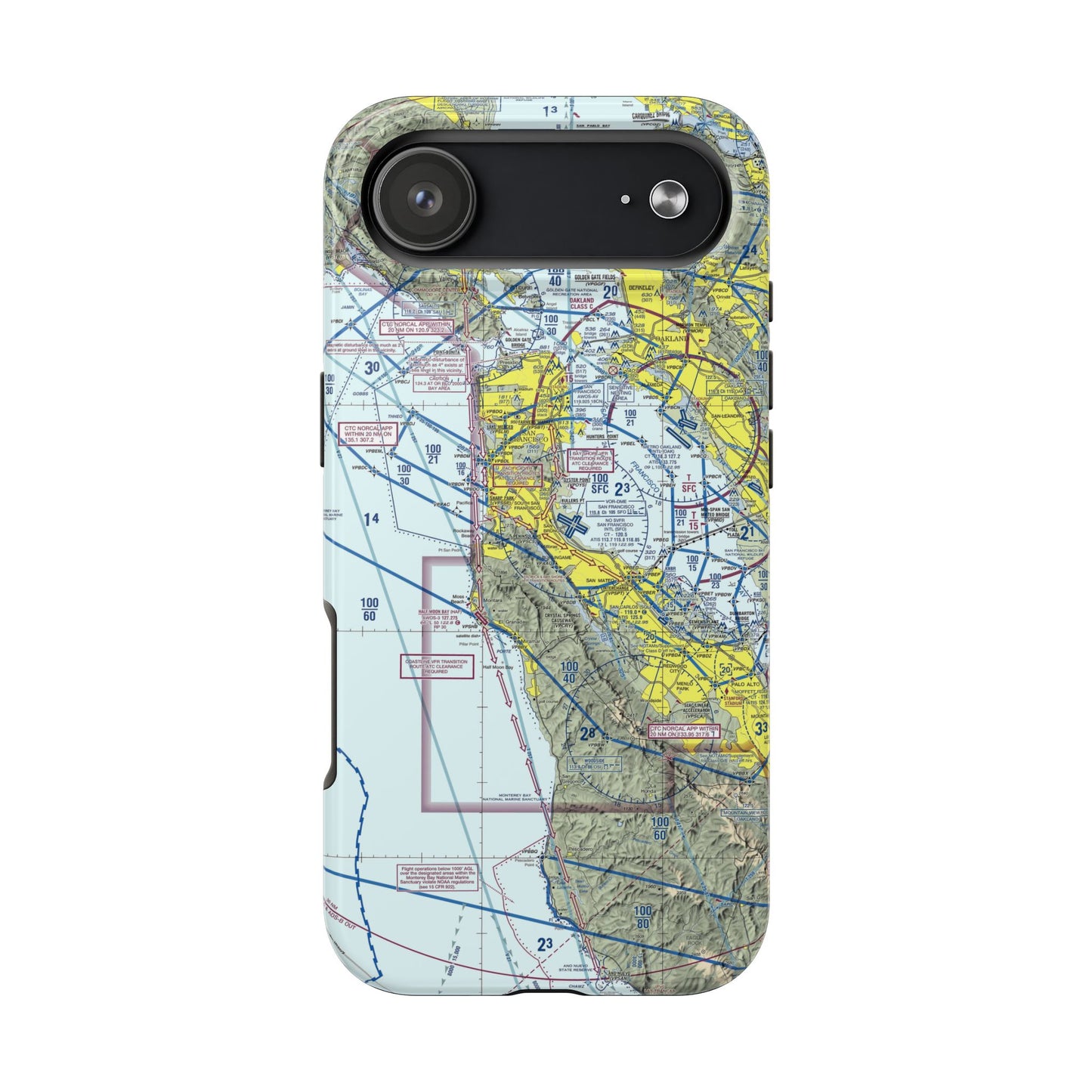 San Francisco TAC Chart tough phone cases