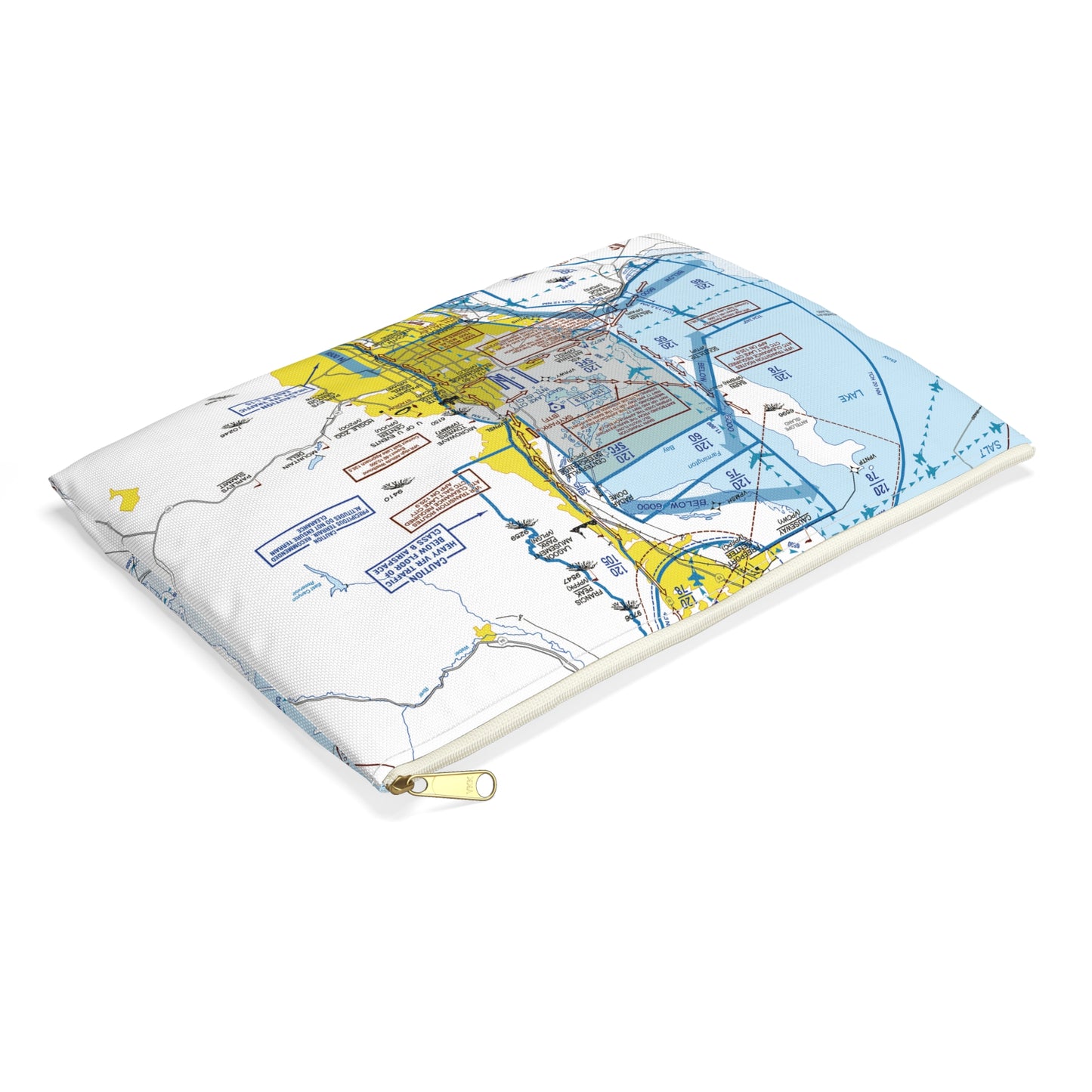 Salt Lake City Flyway Chart Accessory Pouch