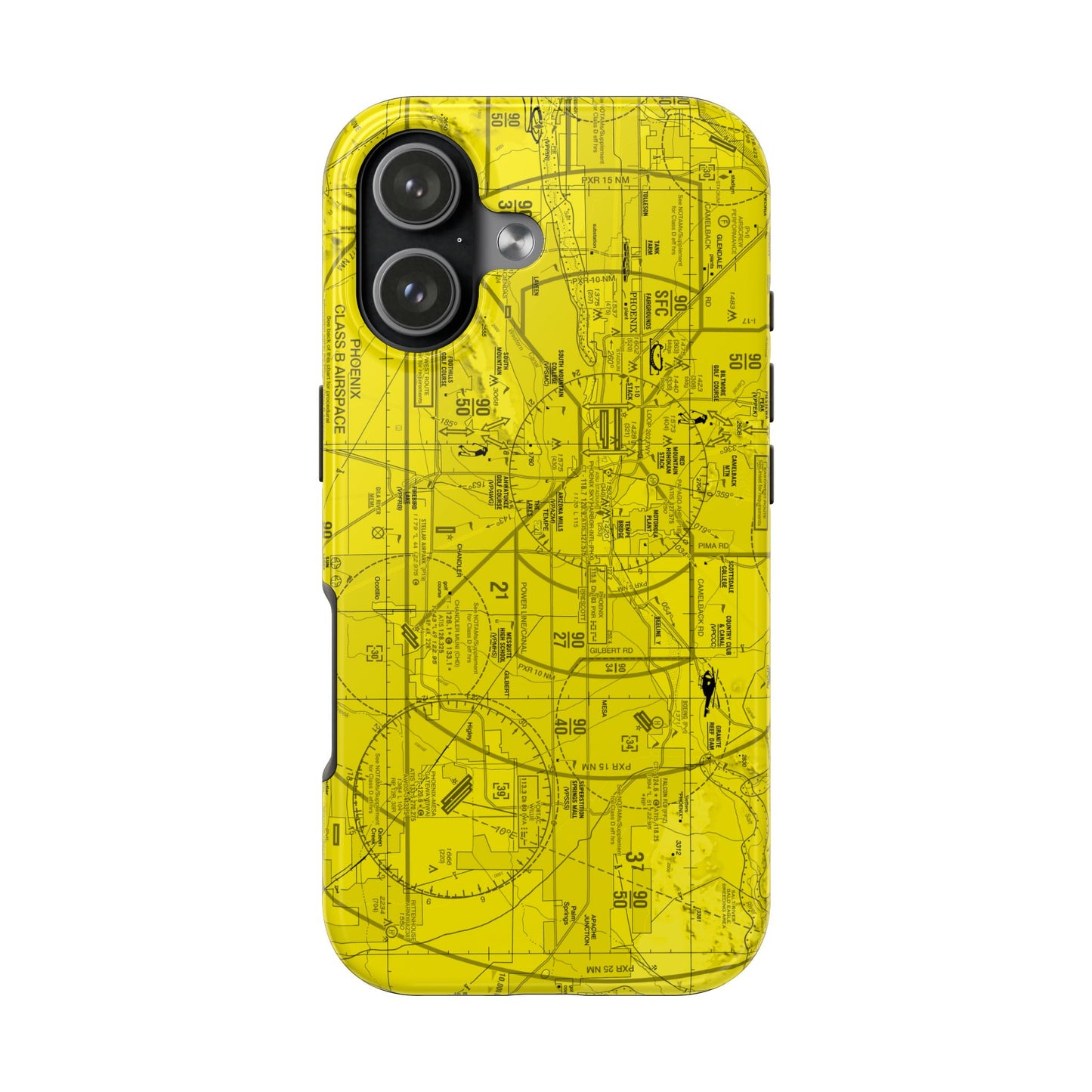 Phoenix TAC Chart tough phone cases (yellow)
