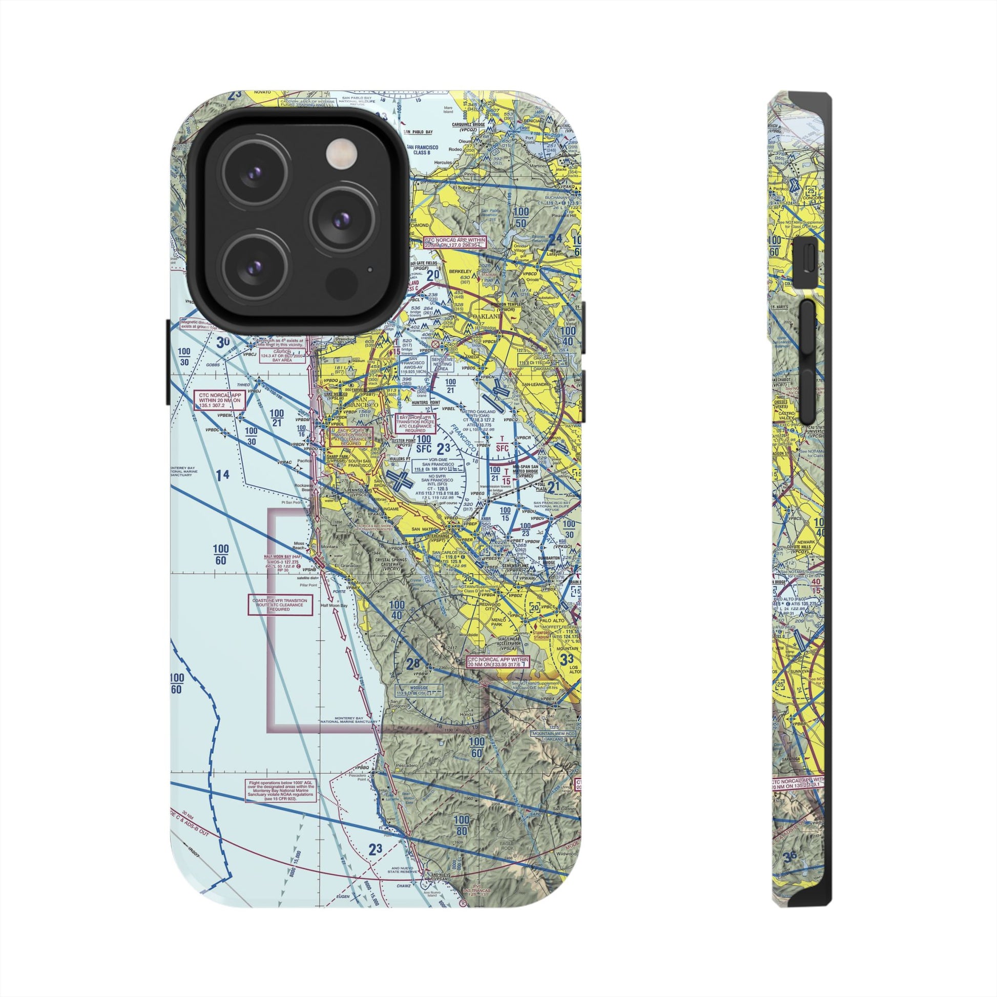 San Francisco TAC Chart tough phone cases
