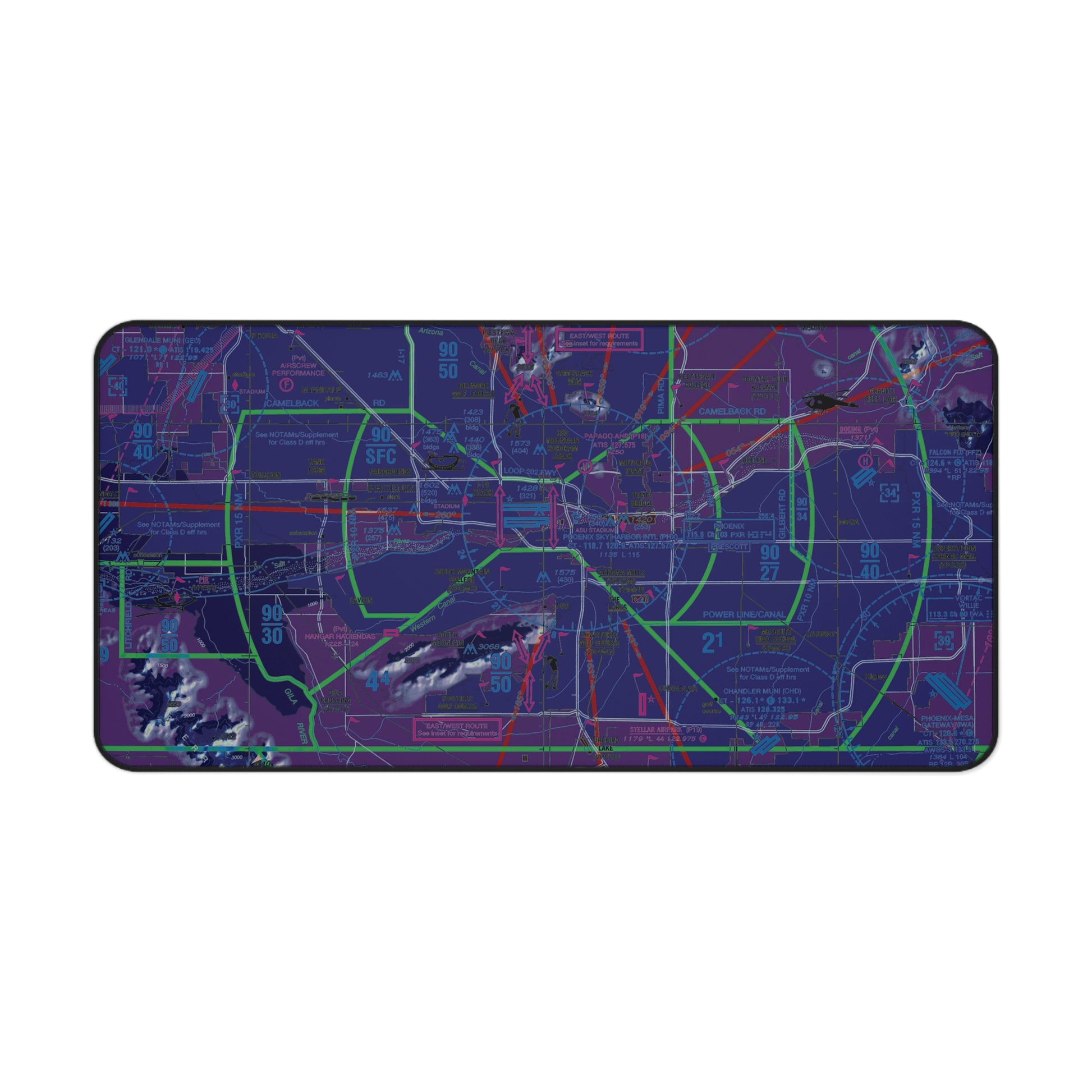 Phoenix Sky Harbor TAC Chart desk mat