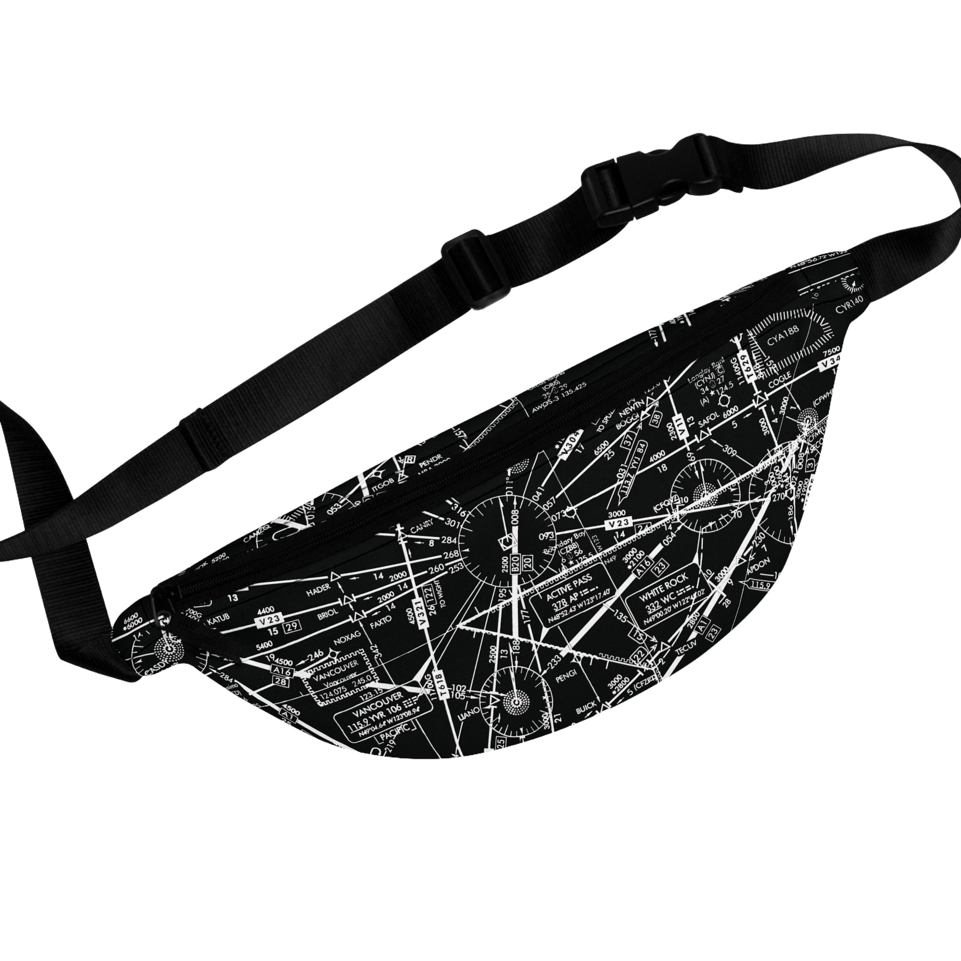 Enroute Low Altitude Chart fanny pack (ELUS1/b&w)