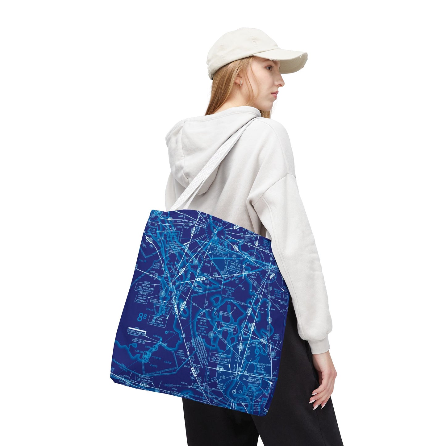 Enroute Low Altitude Chart tote bag (ELUS1/blue)