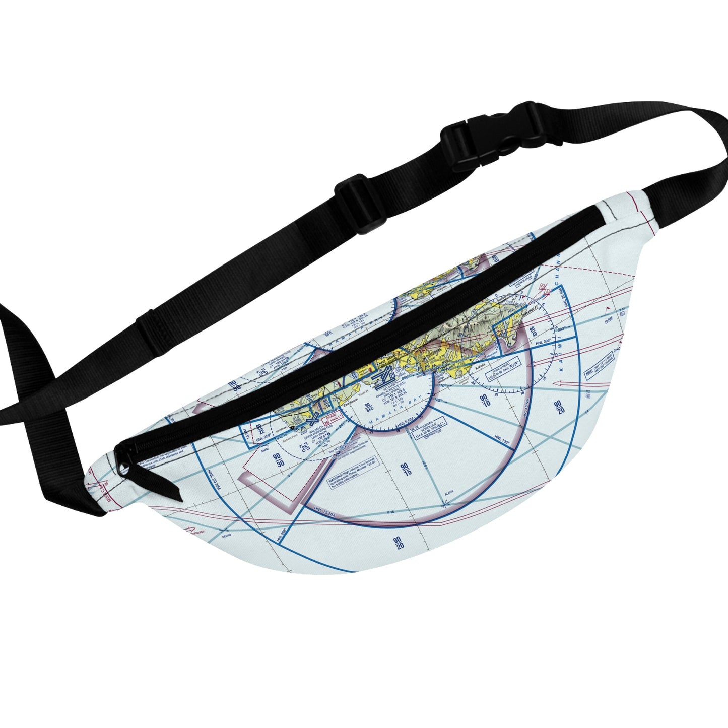 Honolulu Sectional Chart fanny pack