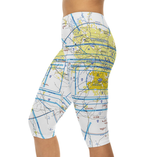 Atlanta Flyway Chart capri leggings