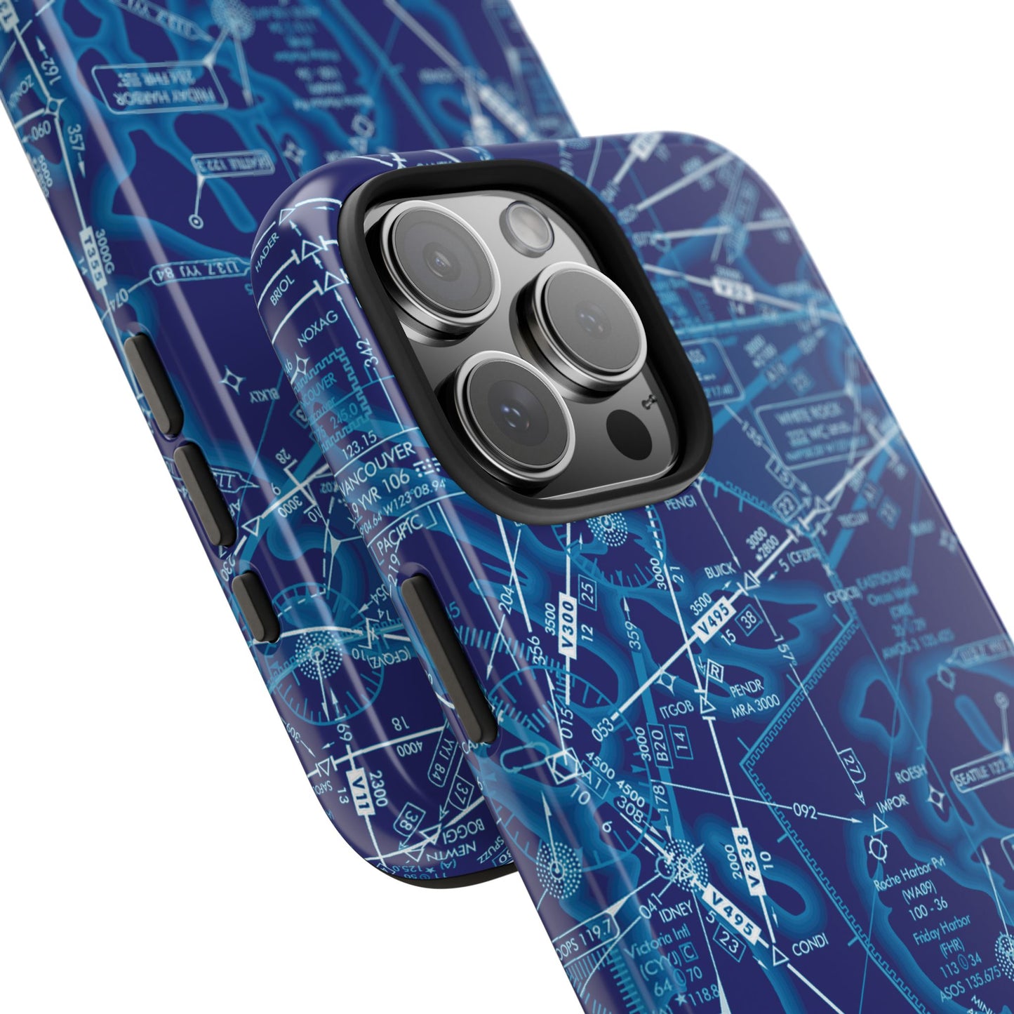 Enroute Low Altitude Chart tough phone cases (ELUS1/blue)