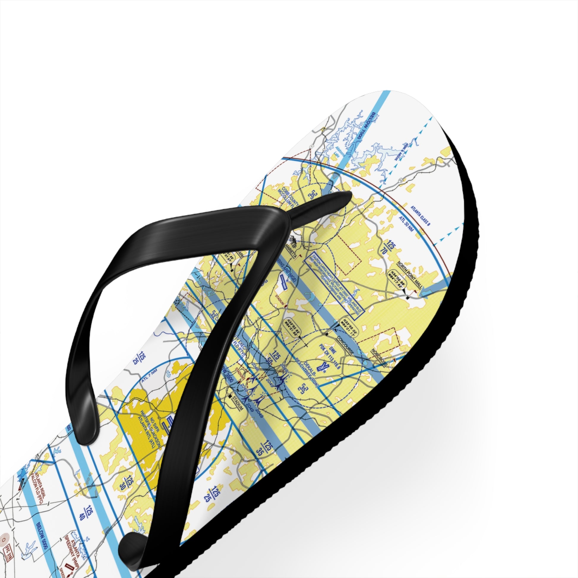 Aeronautical Chart Flip-Flops (ATL)