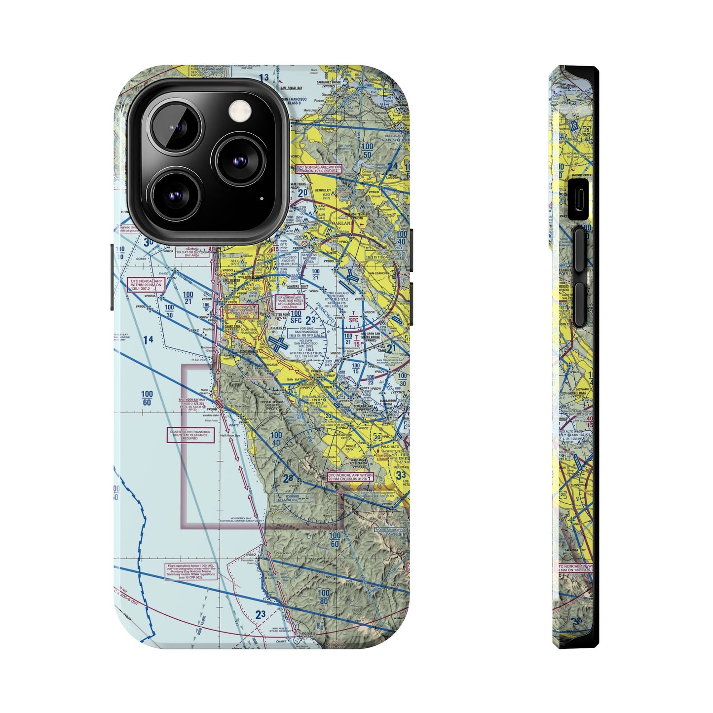 San Francisco TAC Chart tough phone cases