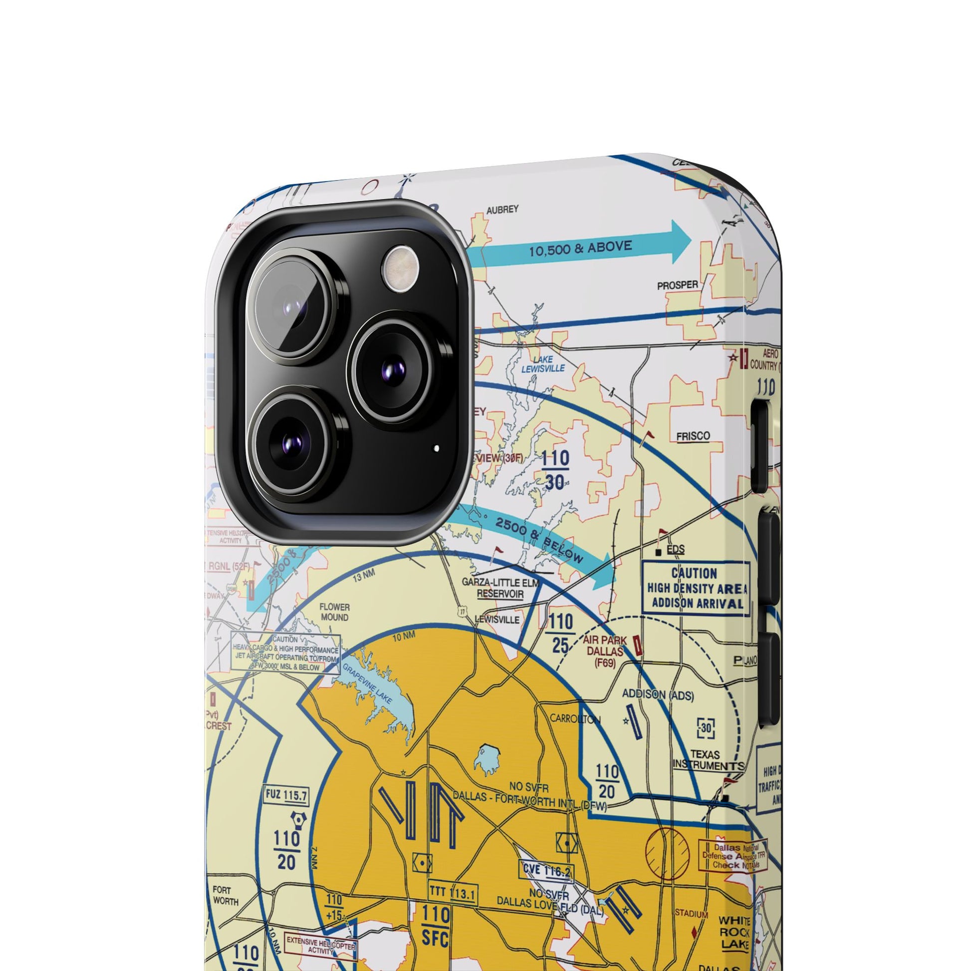Dallas - Ft. Worth Flyway Chart tough phone cases