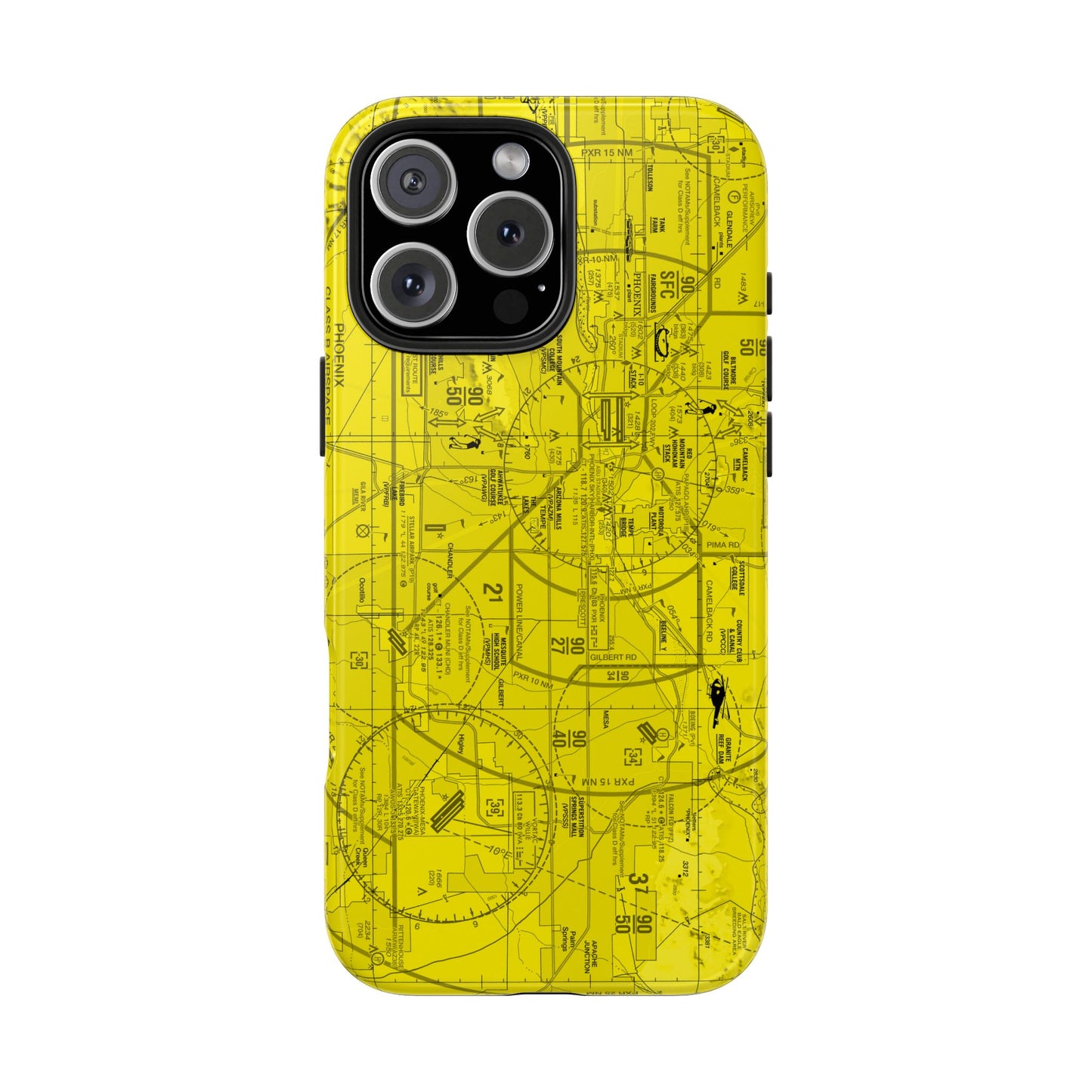 Phoenix TAC Chart tough phone cases (yellow)