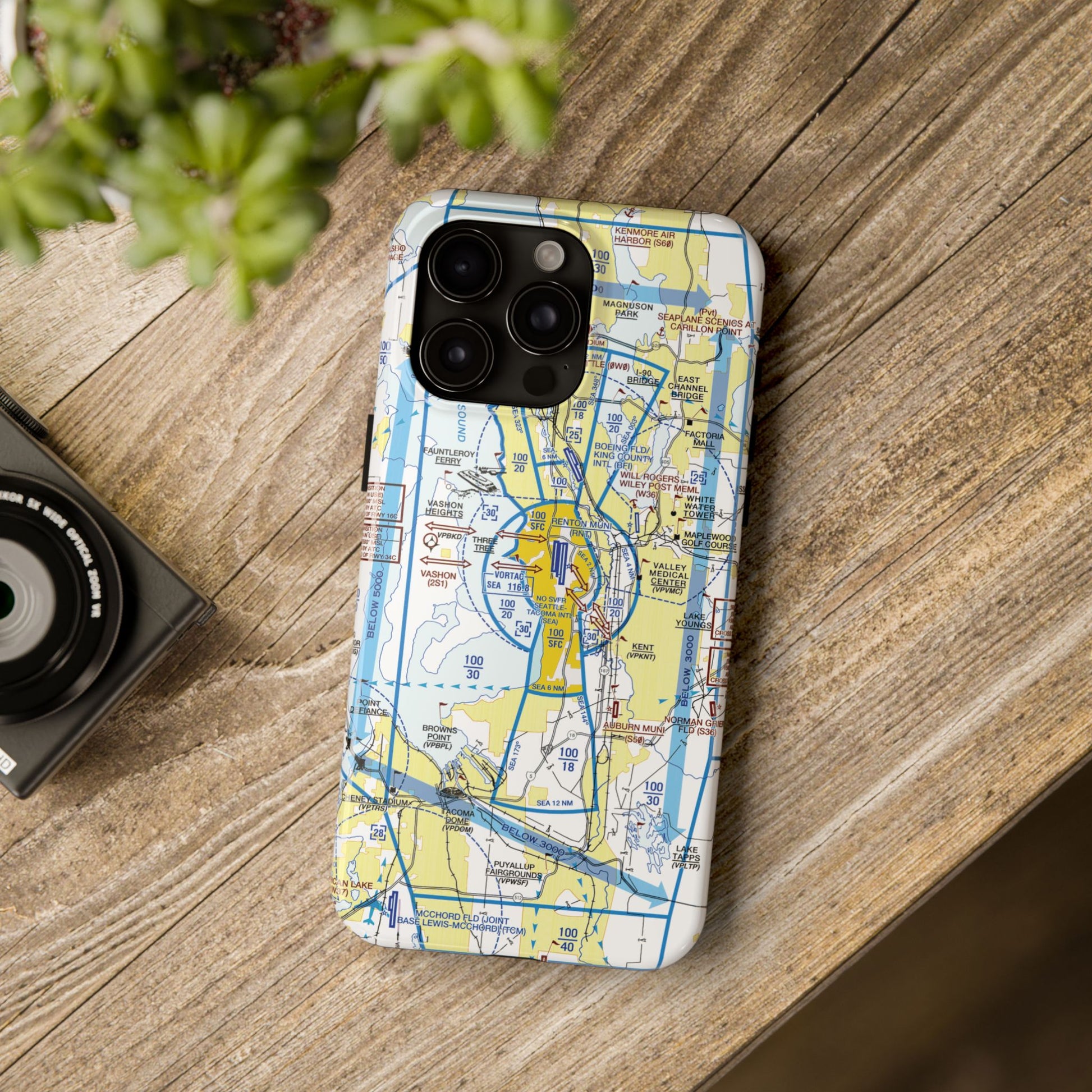Seattle Flyway Chart tough phone cases