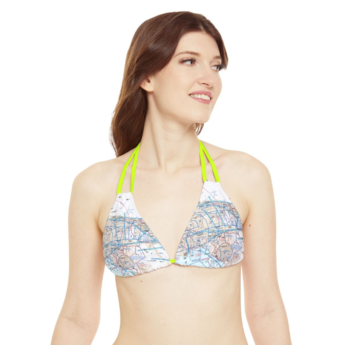 LAX Flyway Chart strappy bikini set