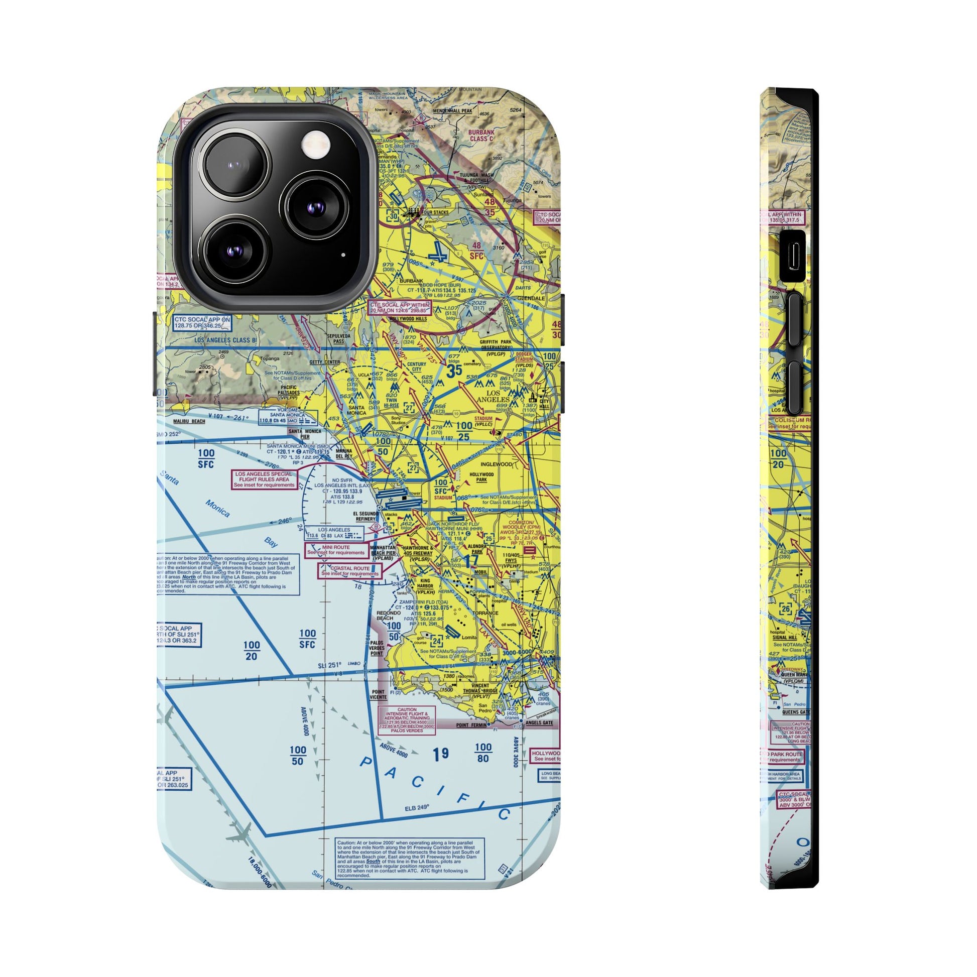 Los Angeles TAC Chart tough phone cases