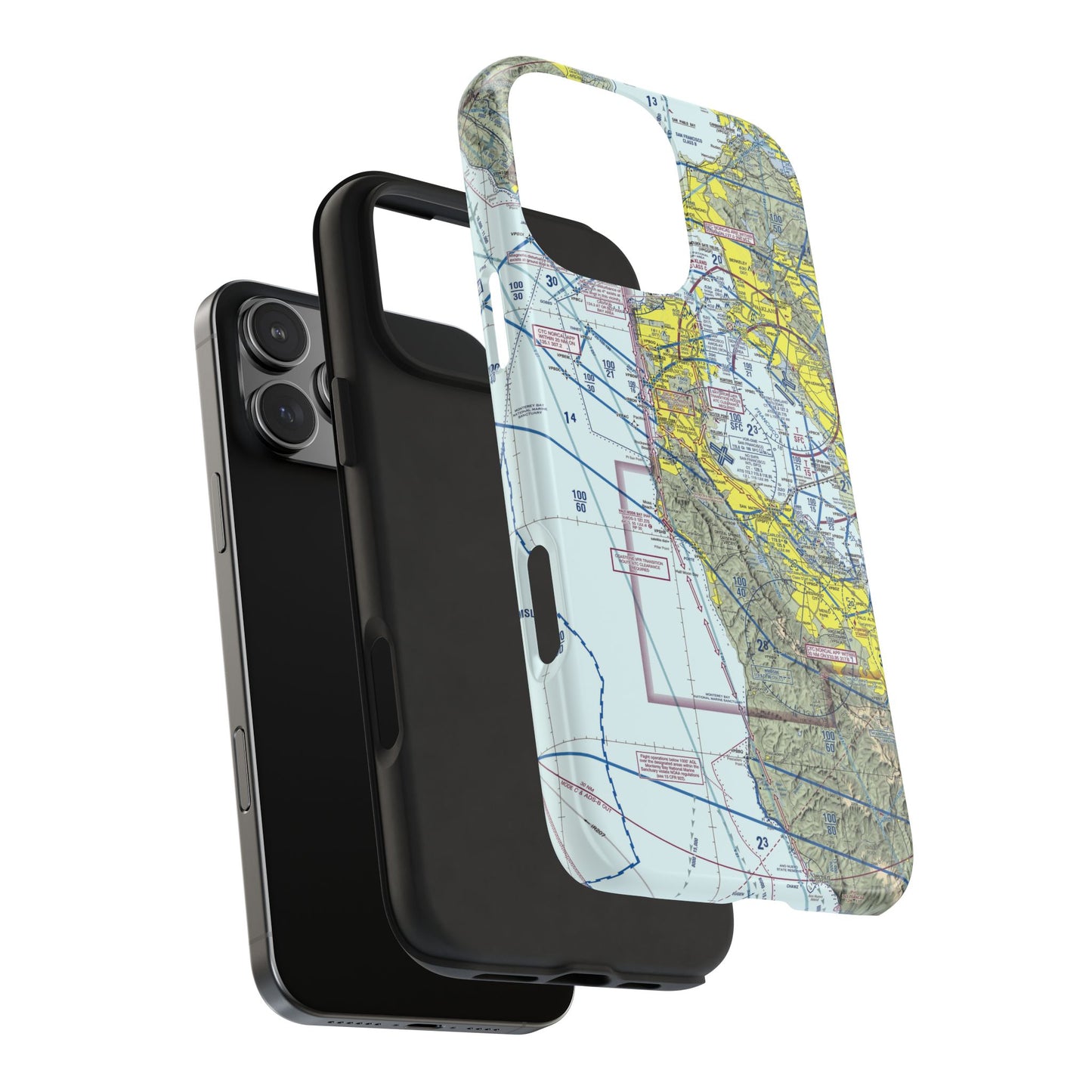 San Francisco TAC Chart tough phone cases