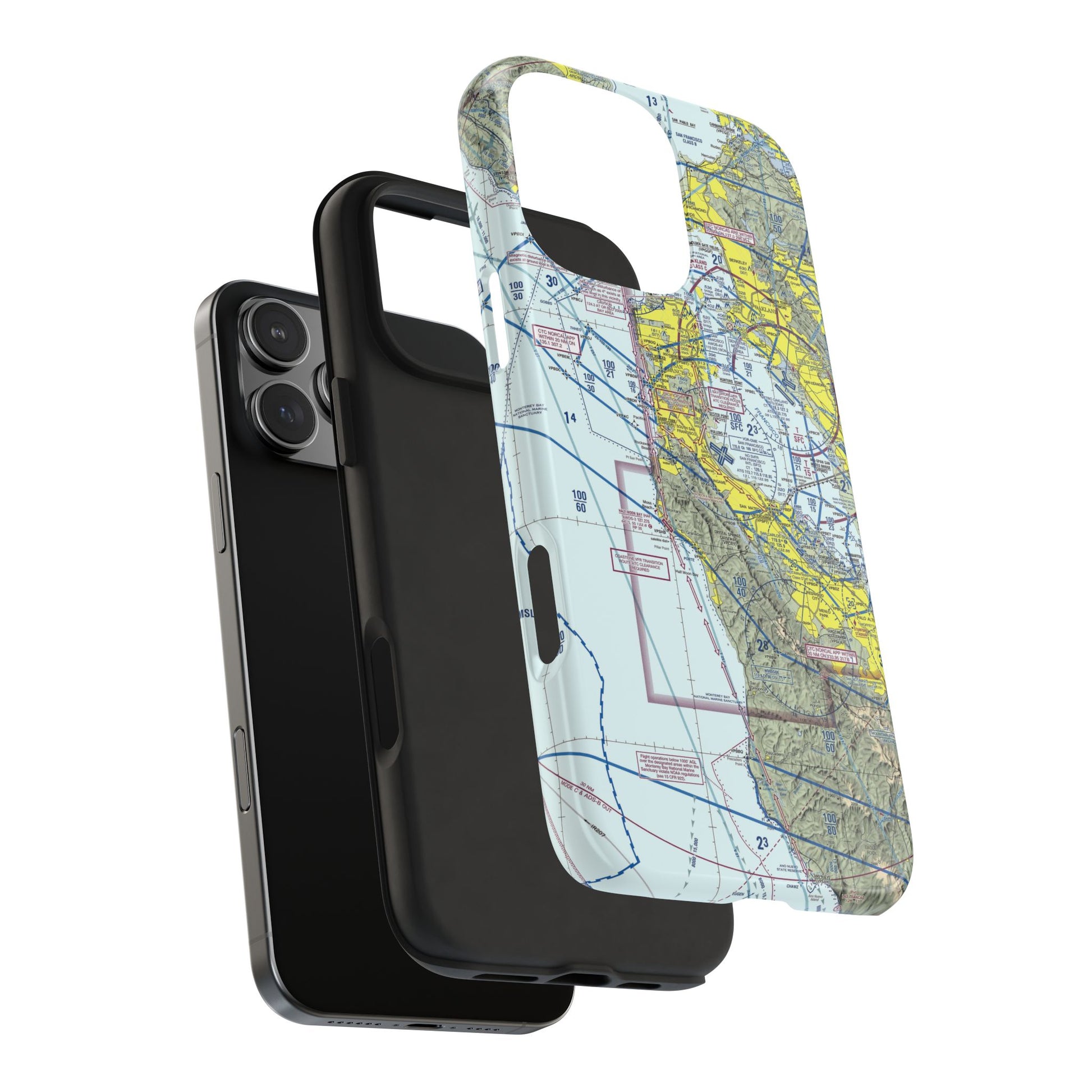 San Francisco TAC Chart tough phone cases