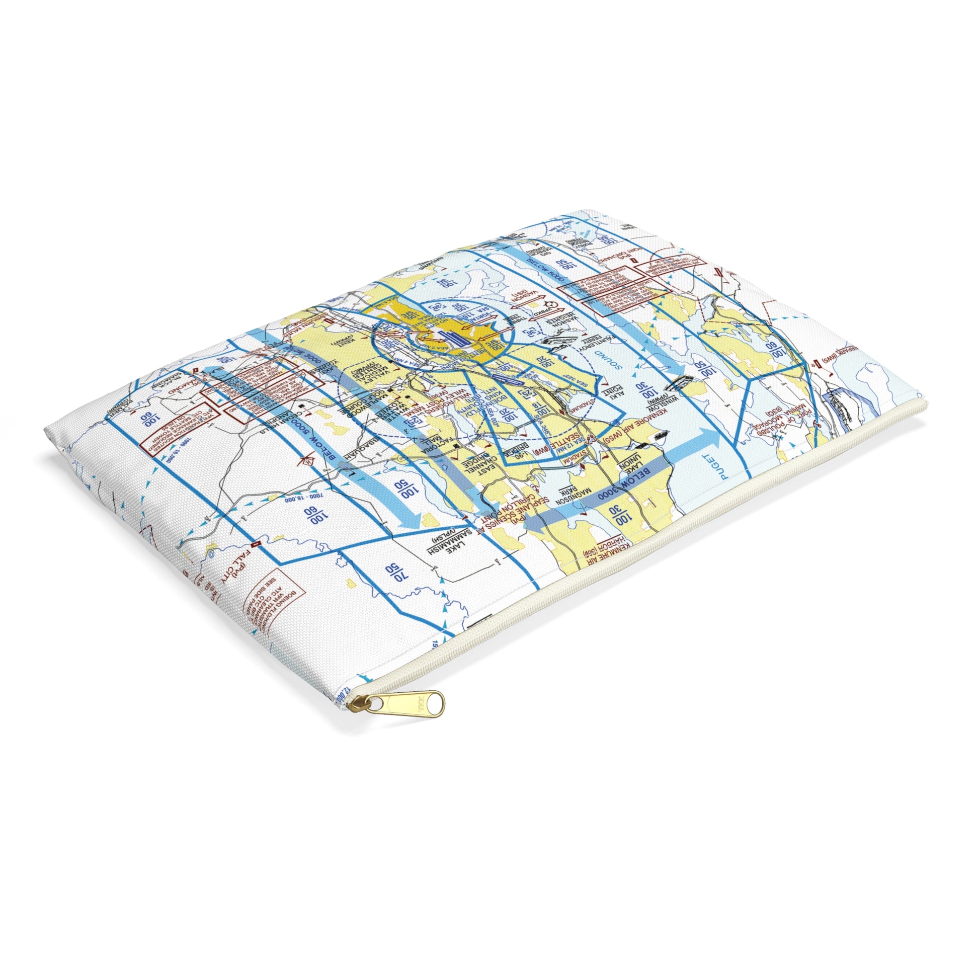 Seattle Flyway Chart Accessory Pouch