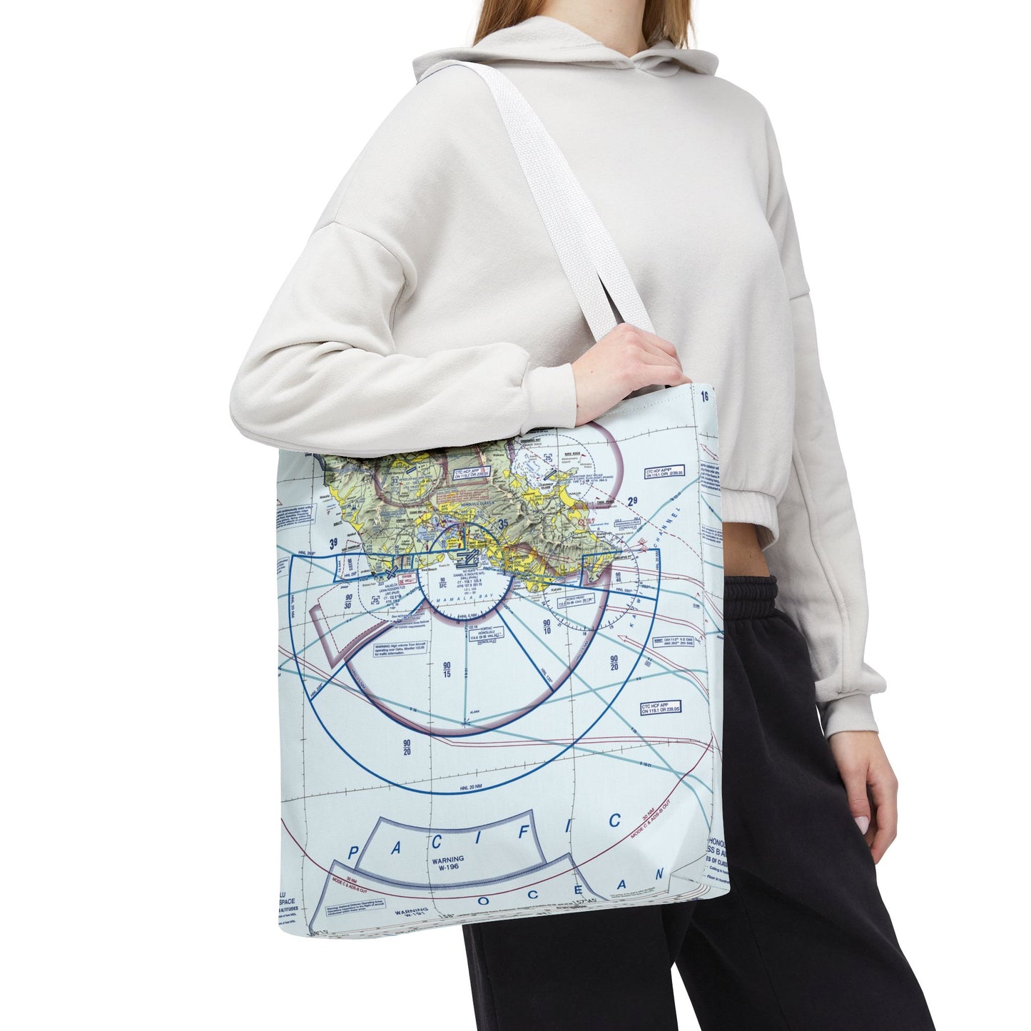 Honolulu Sectional Chart tote bag