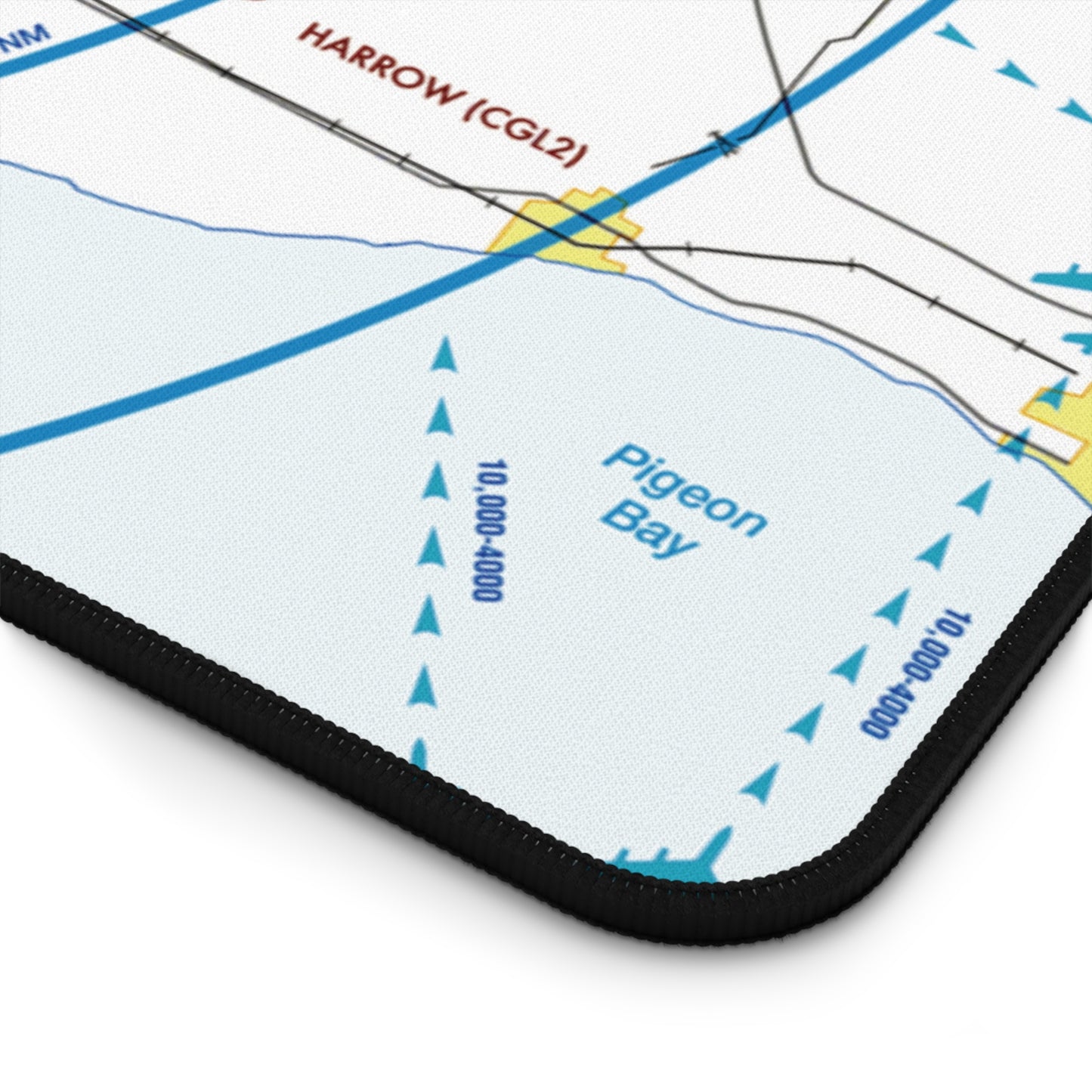 Detroit Flyway Chart desk mat