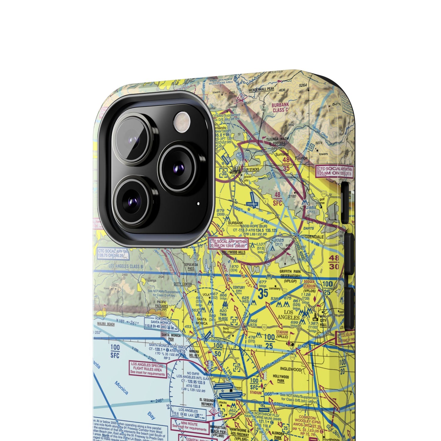 Los Angeles TAC Chart tough phone cases